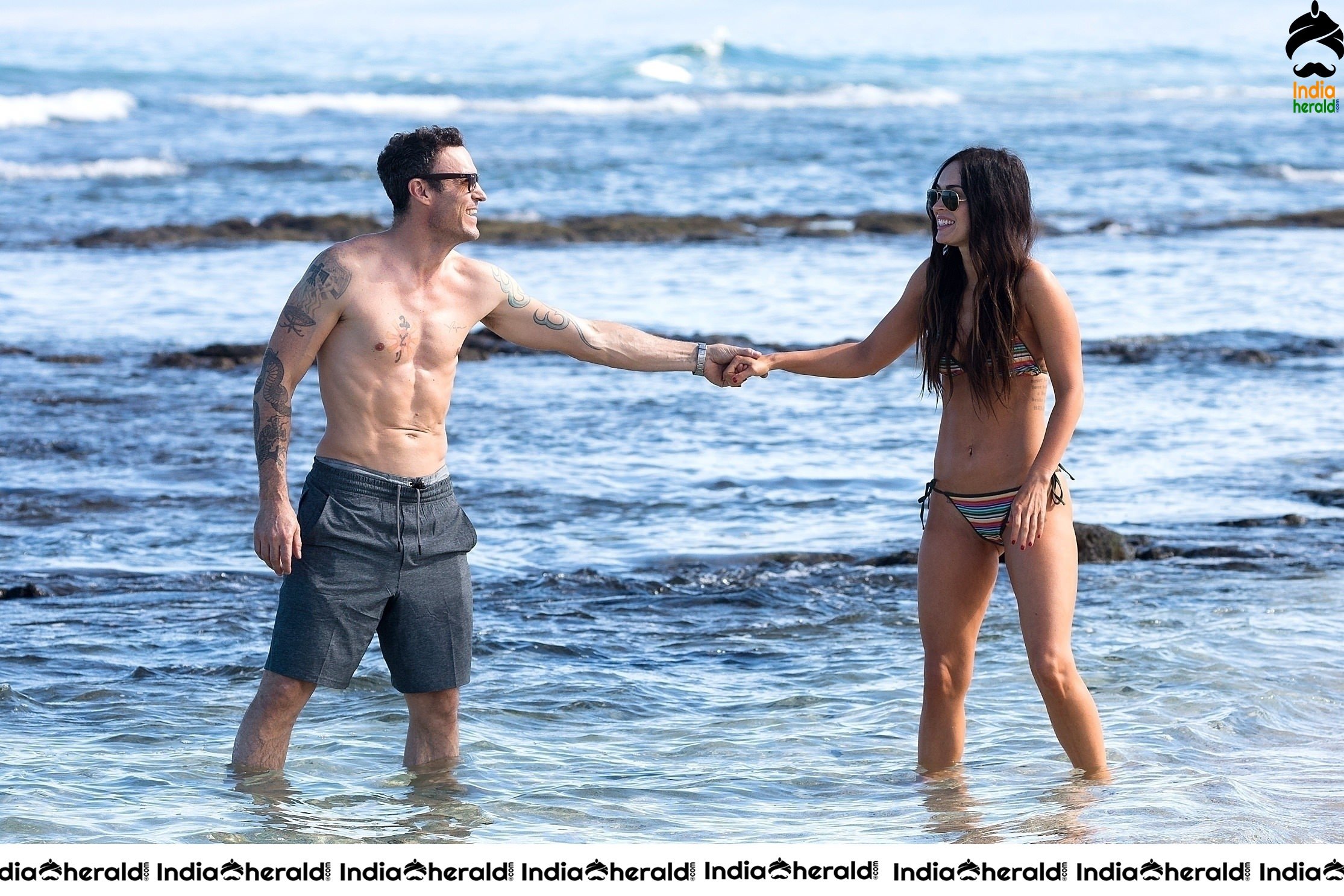 Megan Fox Hot Unseen Bikini Candids In Hawaii With Her Husb