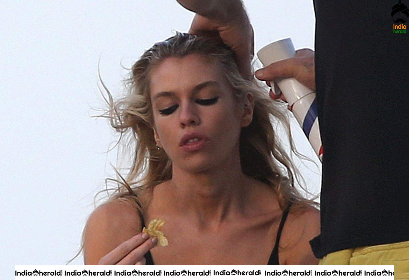 Stella Maxwell In Bikini At Miami Beach Set