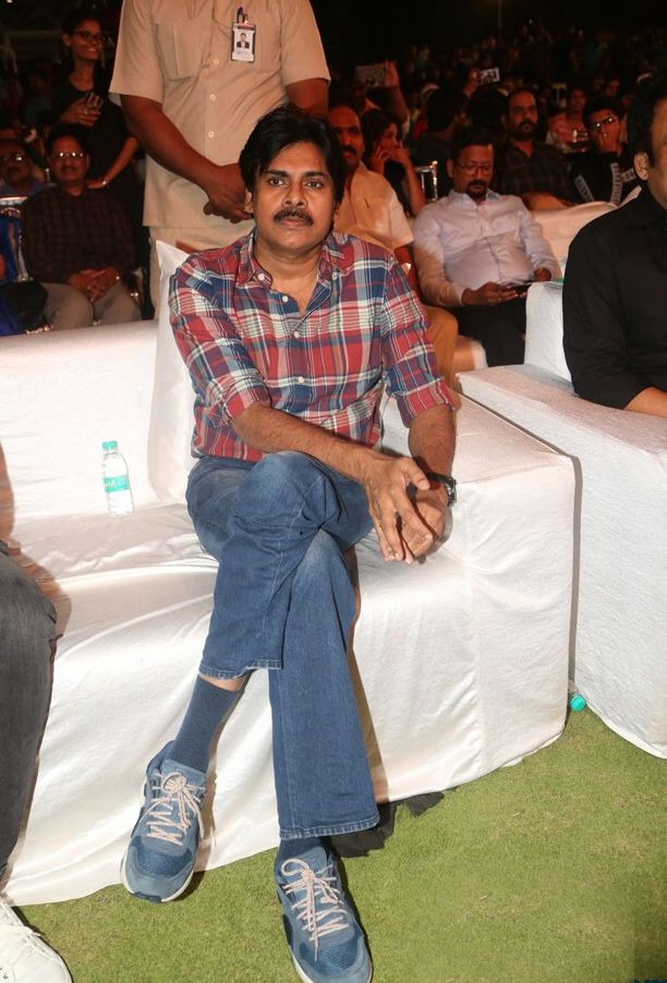 Pawan Kalyan At Chal Mohan Ranga Movie Pre Release Event