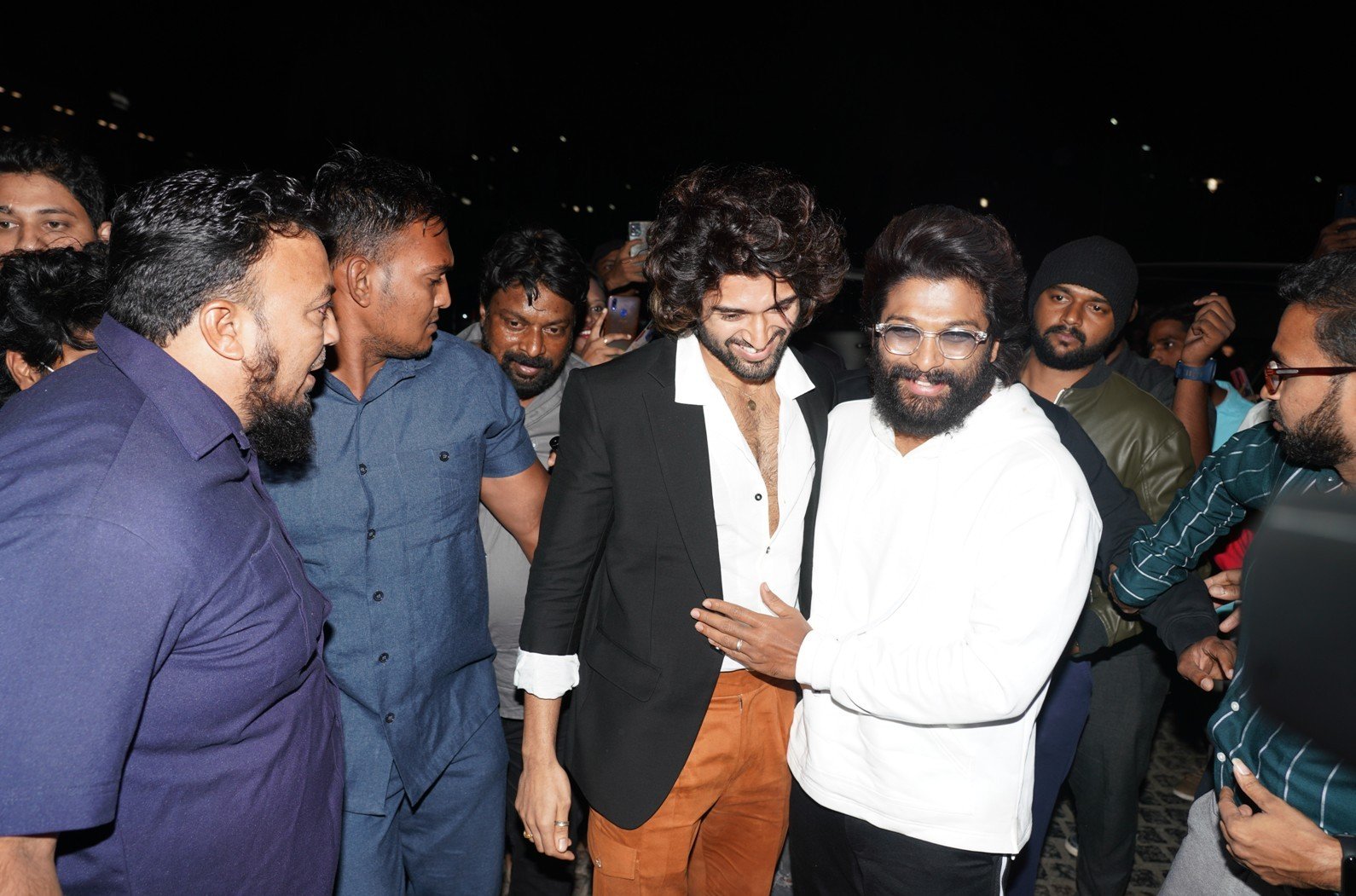 PICS - Vijay Deverakonda and Allu Arjun are fire together a