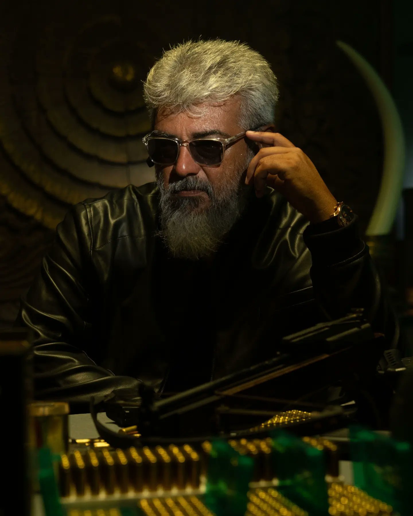 THUNIVU New HD Stills Ajith Kumar looks menacing as a mas