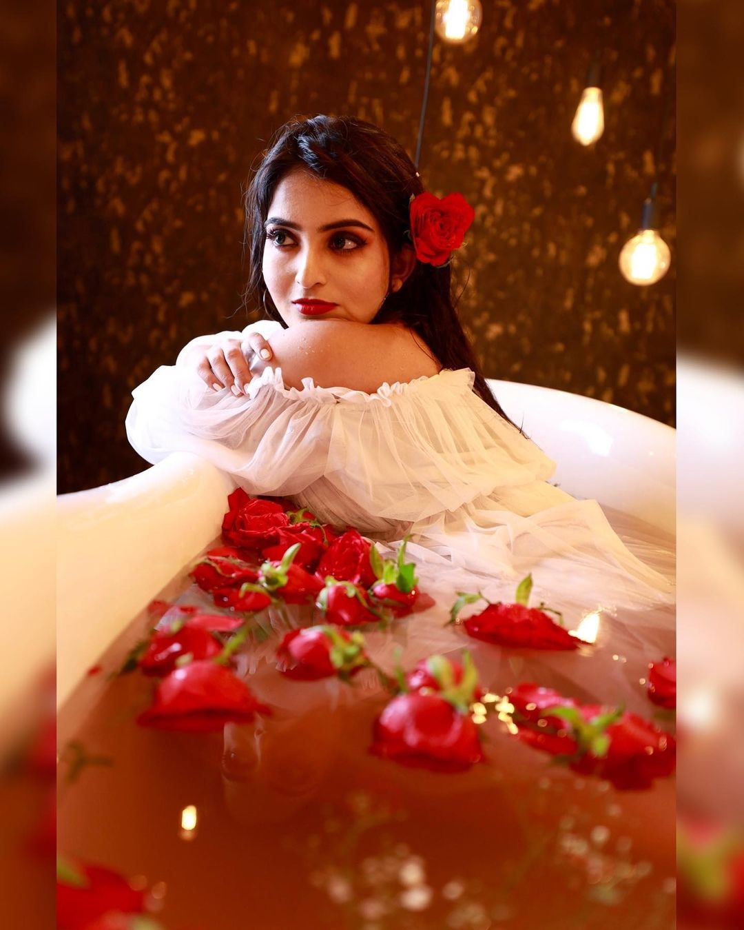 Ananya Nagalla New Clicks In Bath Tab