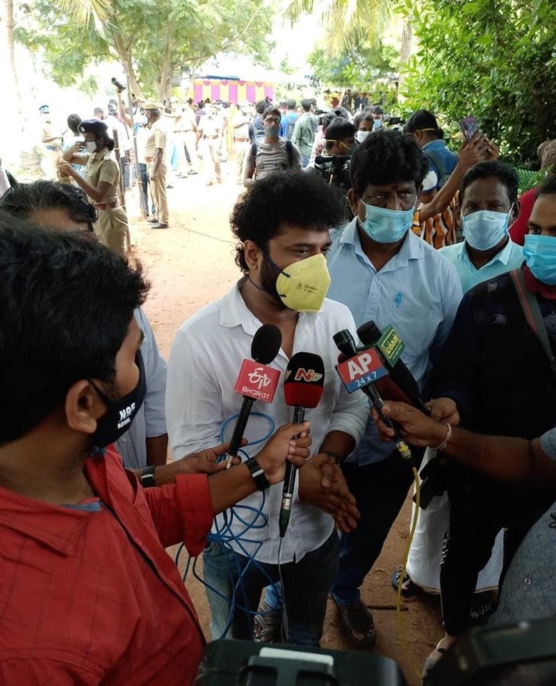 SP Balasubramanya Final Journey Photos