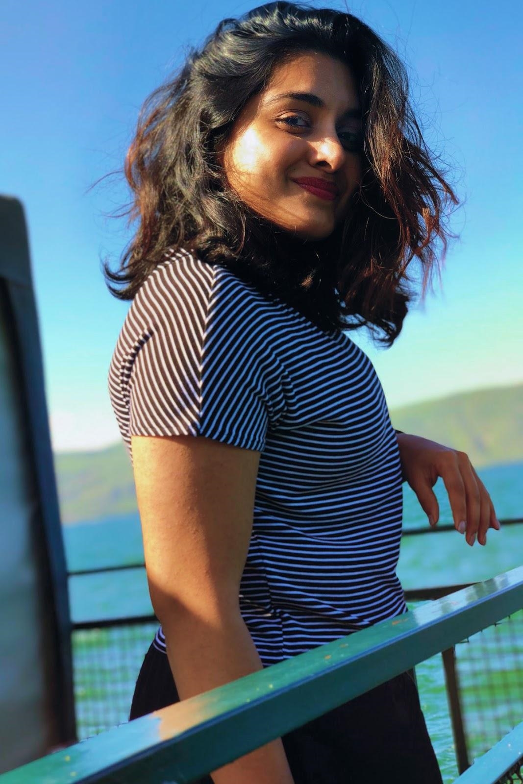 Actress Nivetha Thomas Cute Candid Images