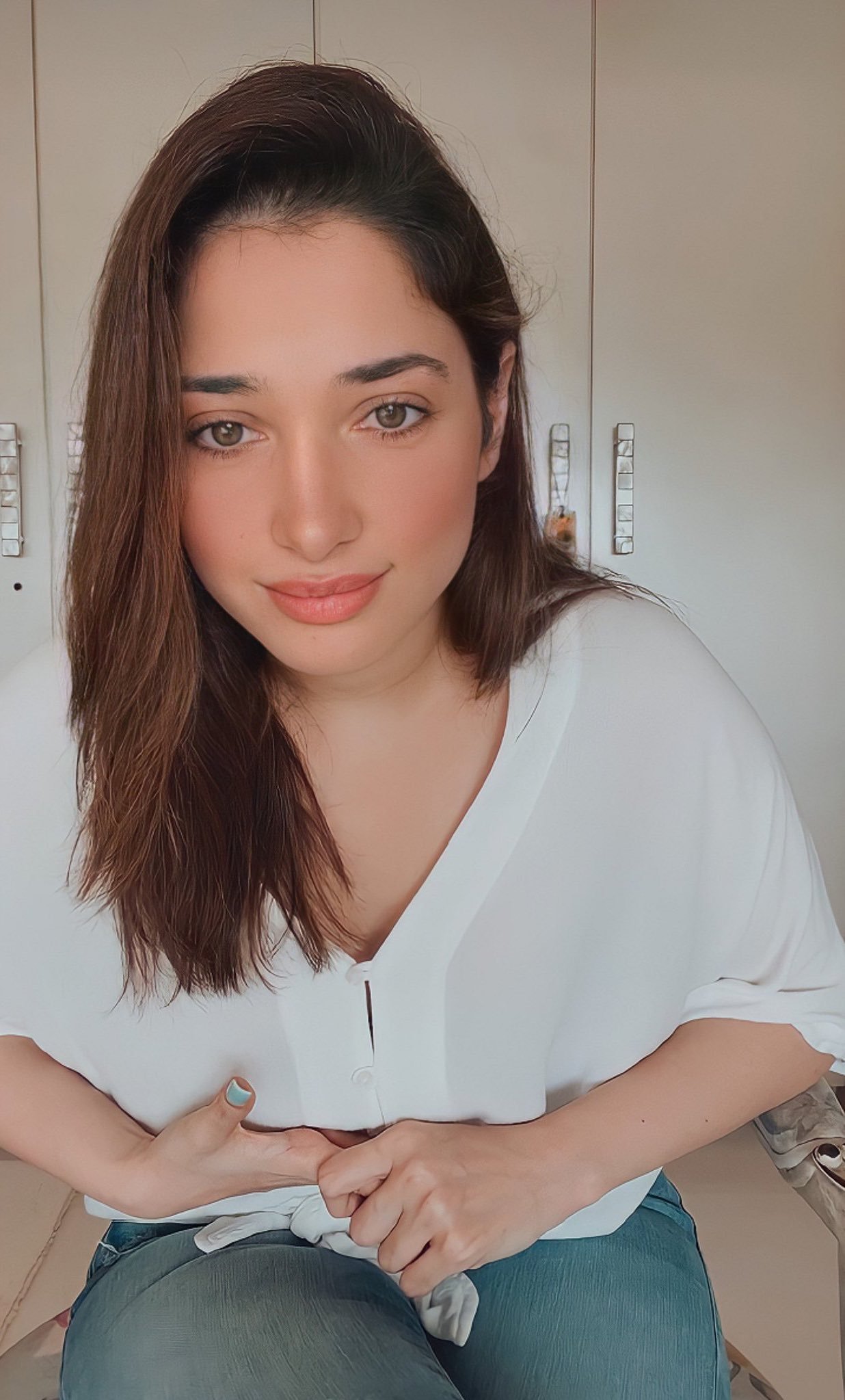 Actress Tamannaah Bhatia Hot Snaps From Instagram Live