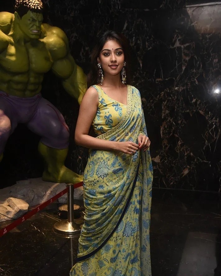 Anu Emmanuel Hot Photos Shoot In Saree