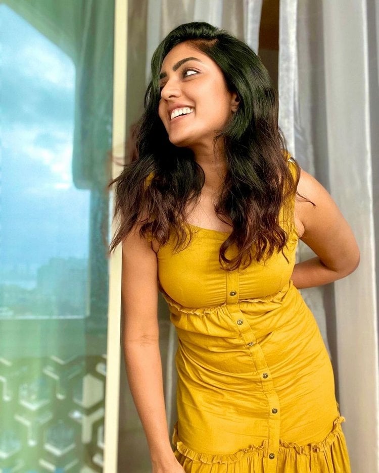 Eesha Rebba Hot Photos In Yellow Dress