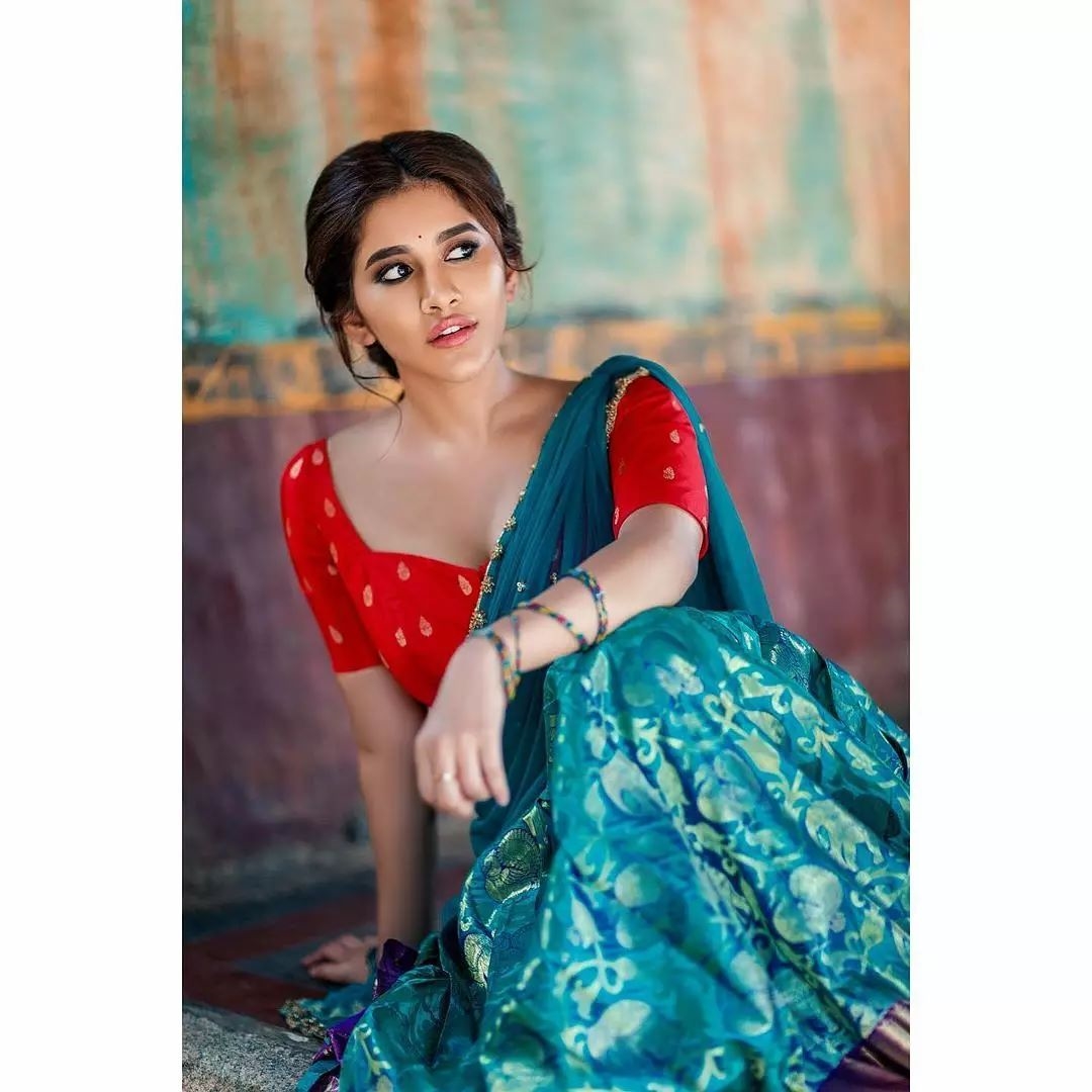 Nabha Natesh New Clicks In Traditional Look