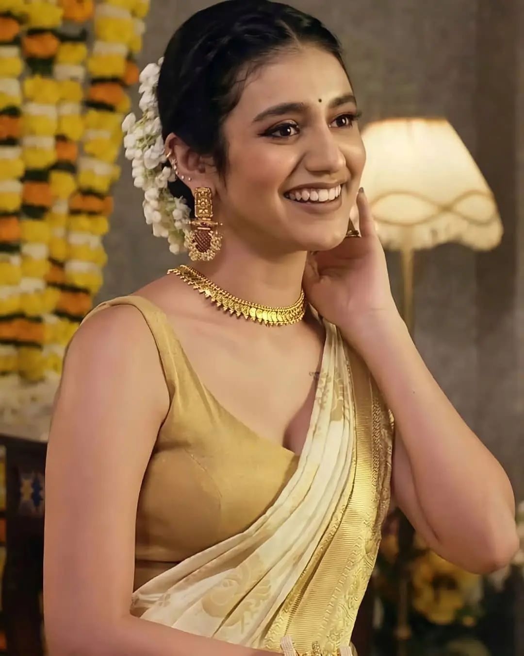 Priya Prakash Varrier New Photos In Saree