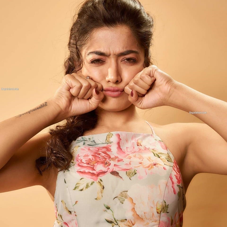 Reshmika New photos with killing expressions