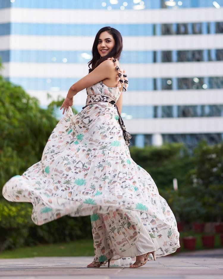 Ritu Varma New Clicks In Long Dress