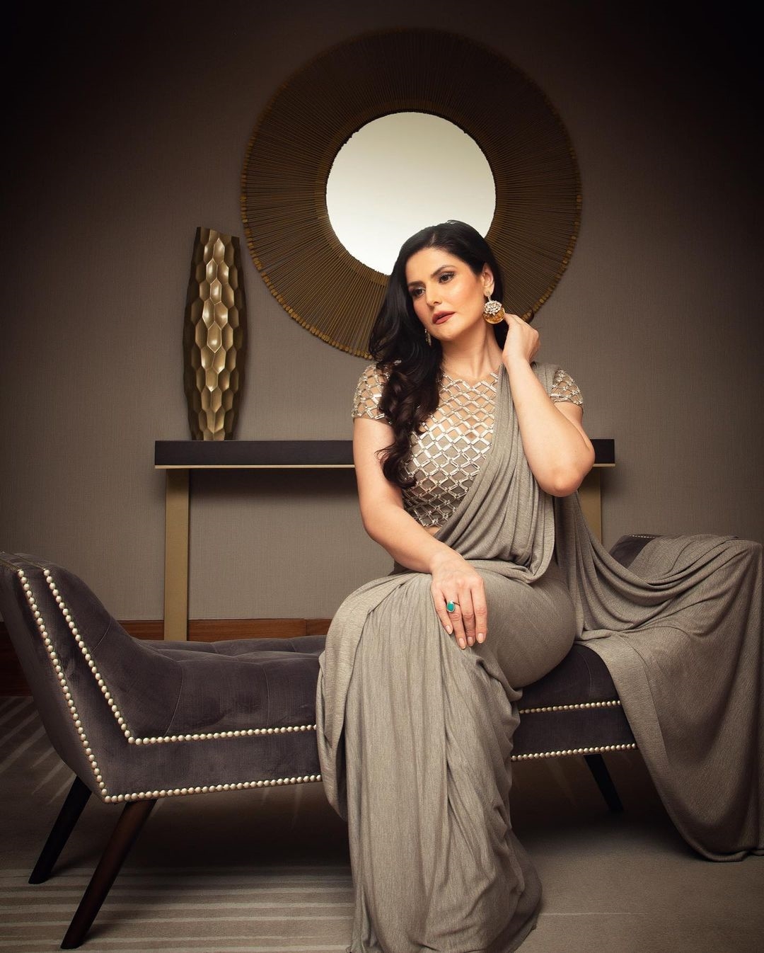 Zareen Khan Images In Saree