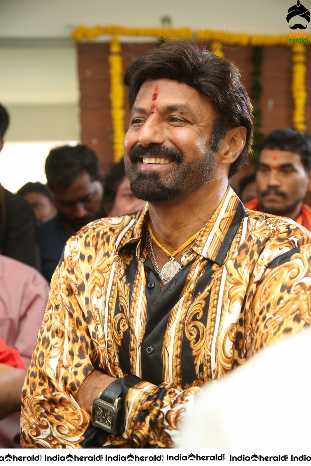 Actor Balakrishna Latest Stills from NBK106 Pooja Set 2