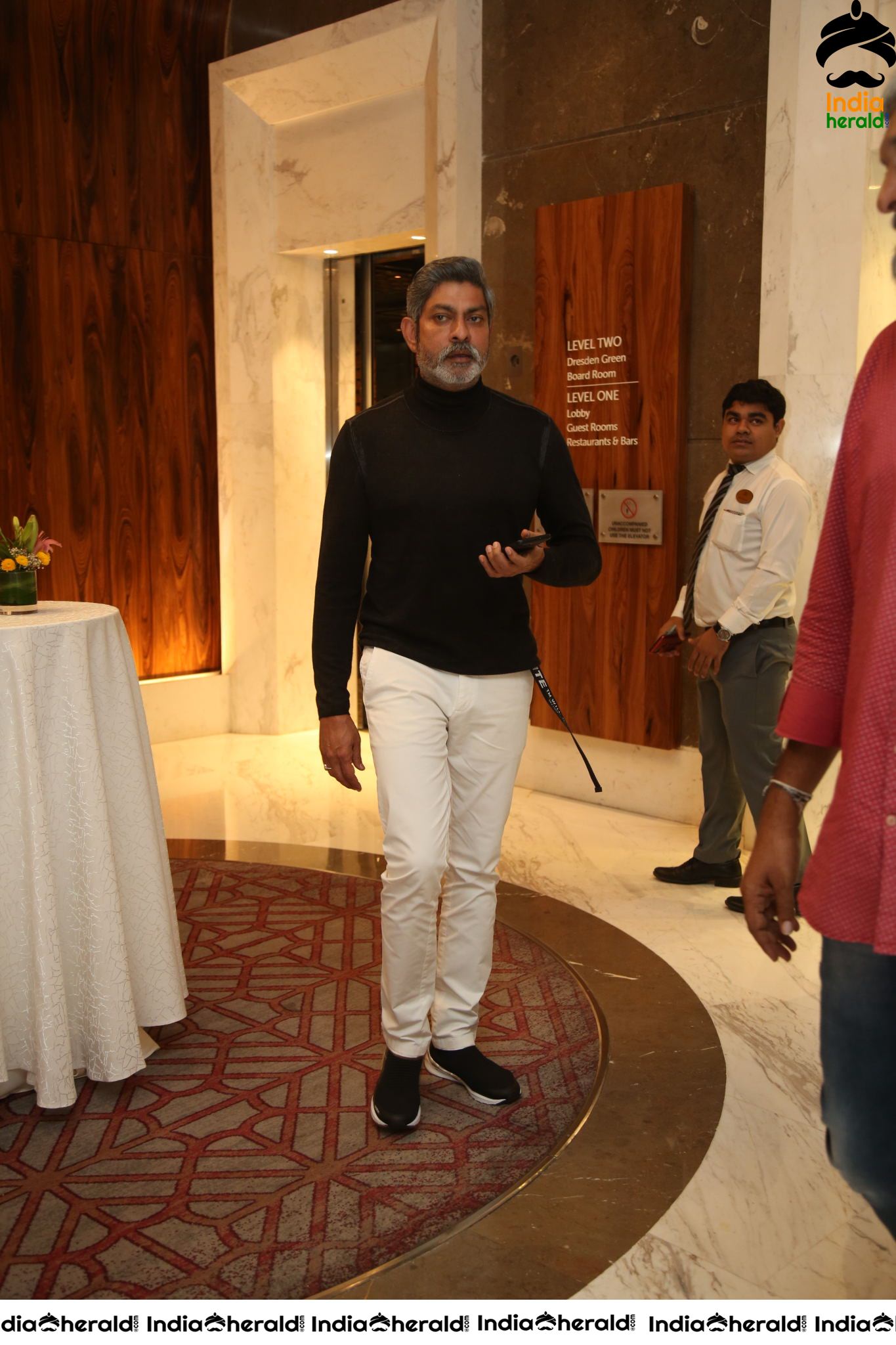 Actor Jagapathi Babu looking stylish with white beard Set 1