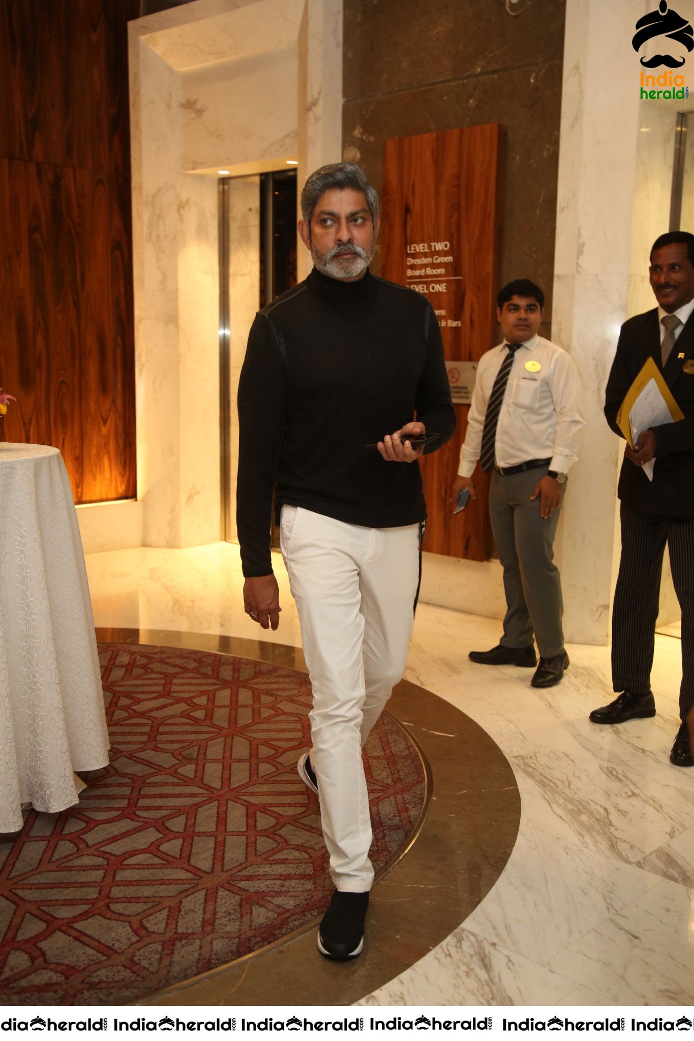 Actor Jagapathi Babu looking stylish with white beard Set 1