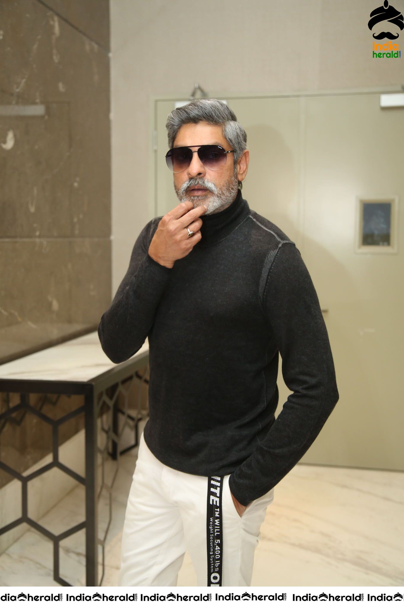 Actor Jagapathi Babu looking stylish with white beard Set 2