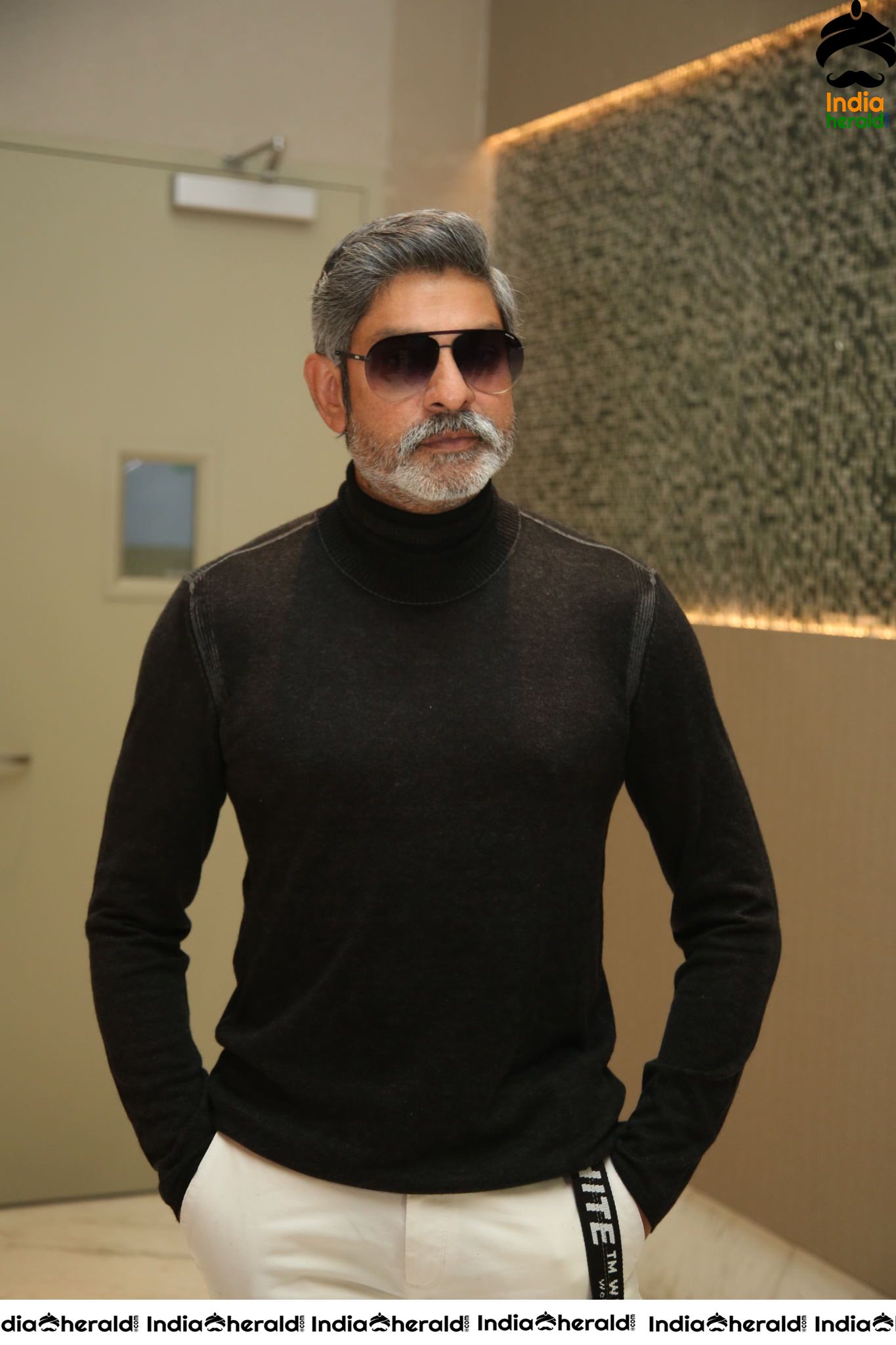 Actor Jagapathi Babu looking stylish with white beard Set 2