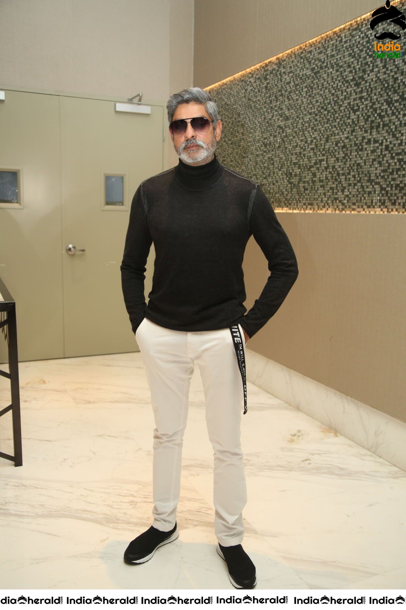 Actor Jagapathi Babu looking stylish with white beard Set 2