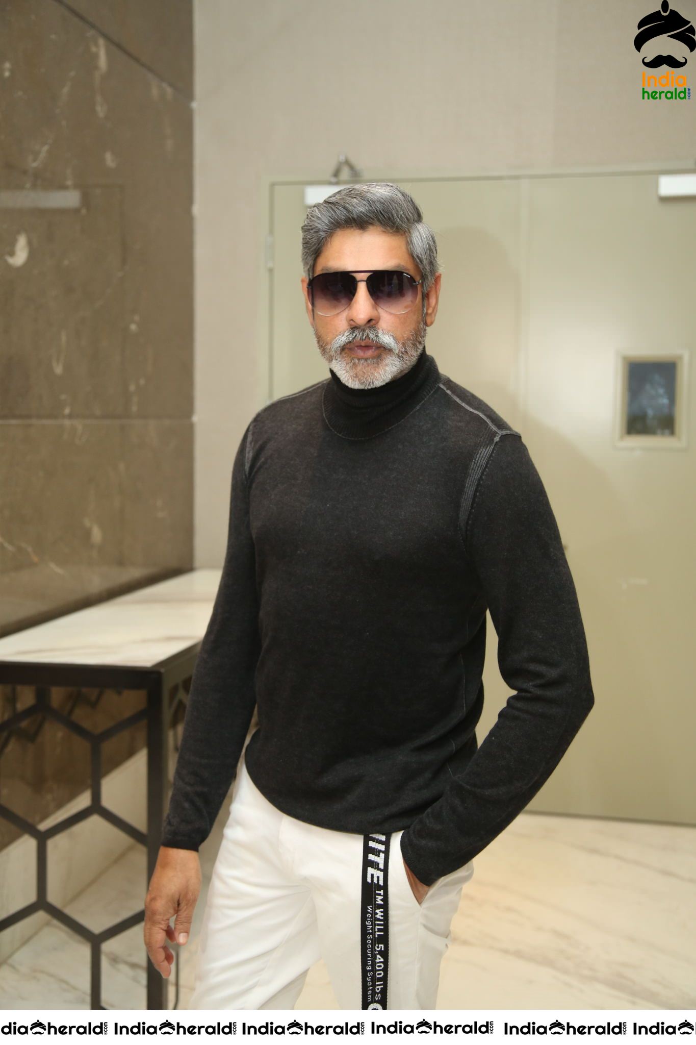 Actor Jagapathi Babu looking stylish with white beard Set 2