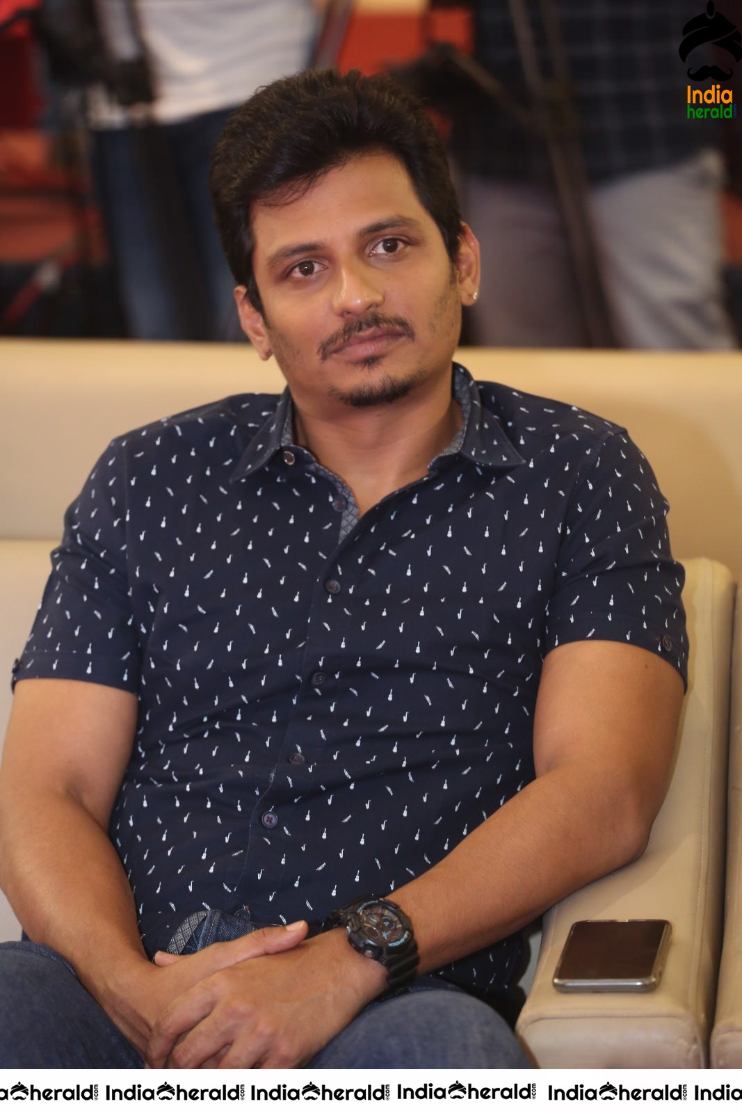 Actor Jiiva Latest Stills from Stalin Andarivaadu movie interview Set 2