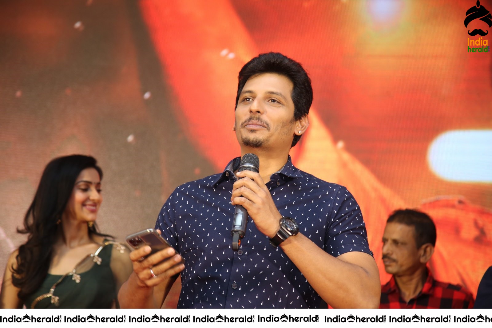 Actor Jiiva Latest Stills from Stalin Andarivaadu movie interview Set 2