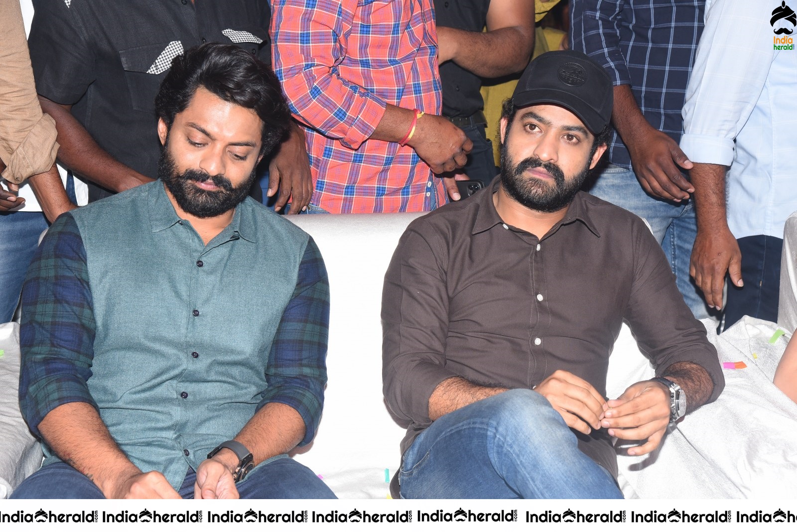 Actor Junior NTR and Nandamuri Kalyan Ram Seen Together Set 1