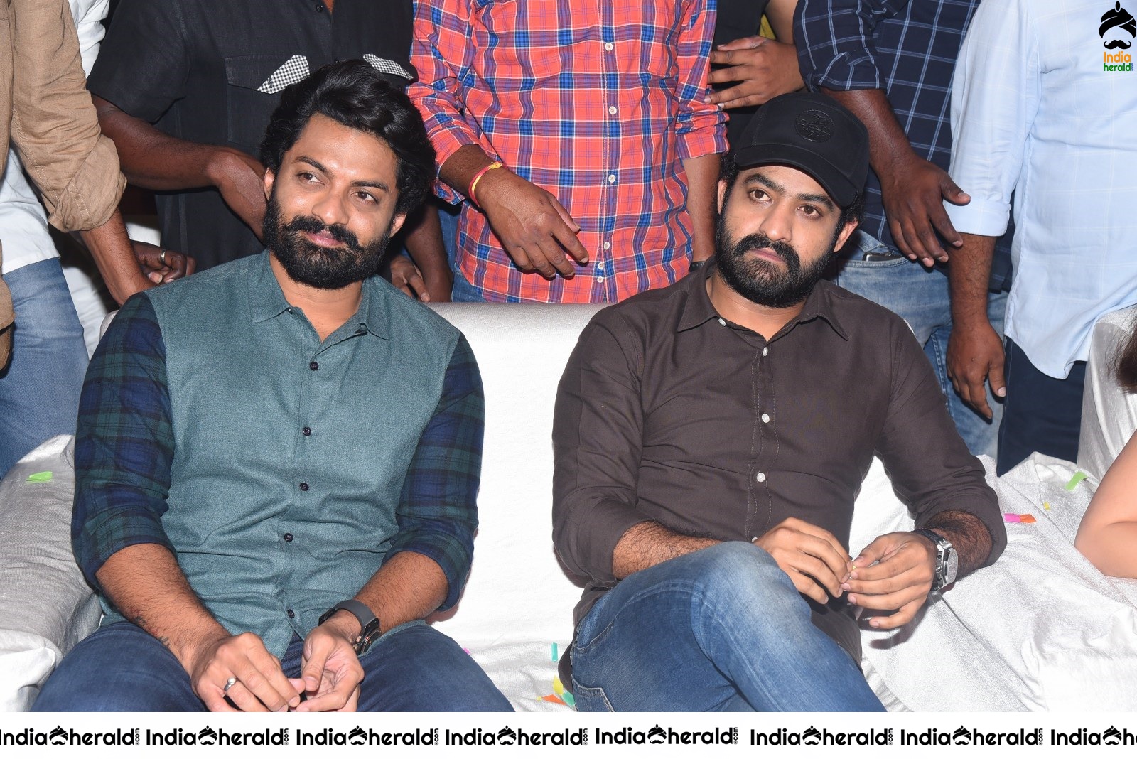 Actor Junior NTR and Nandamuri Kalyan Ram Seen Together Set 1