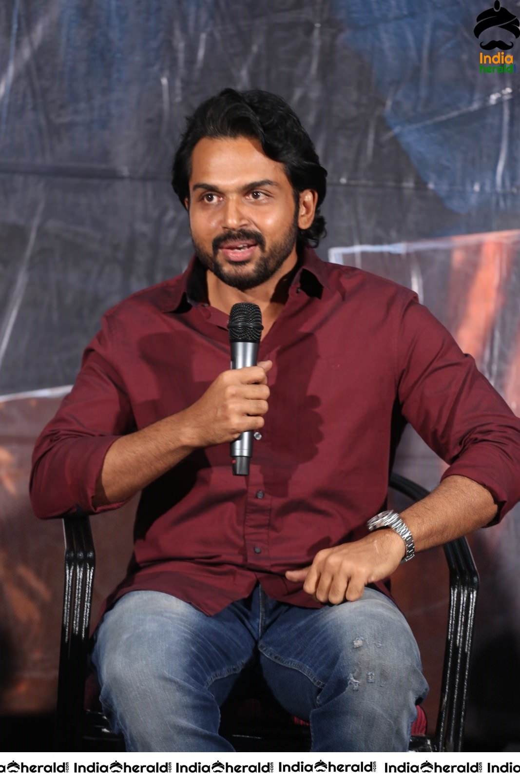 Actor Karthi Latest Stills from Khaidhi Success Meet Set 2