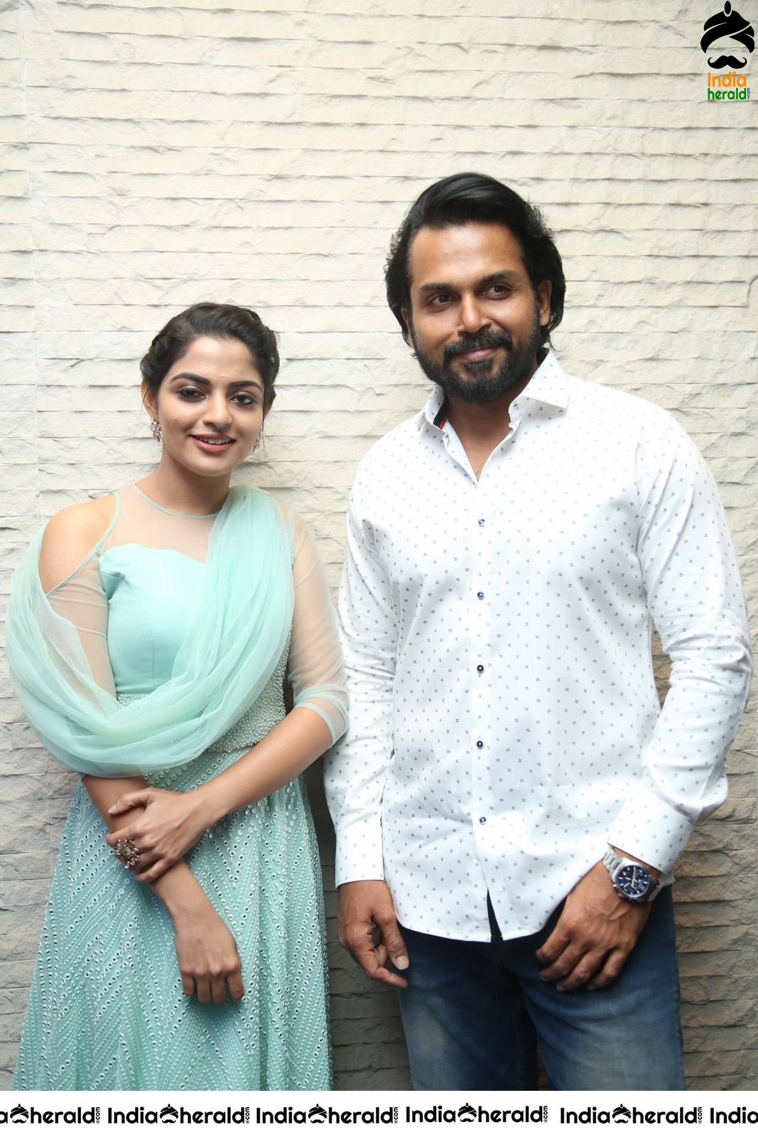 Actor Karthi Latest Stills with Nikhila for Thambi Movie Promotions Set 1