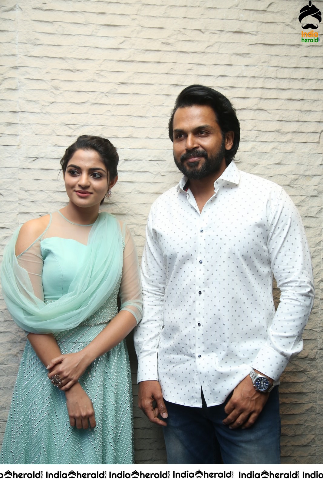 Actor Karthi Latest Stills with Nikhila for Thambi Movie Promotions Set 1