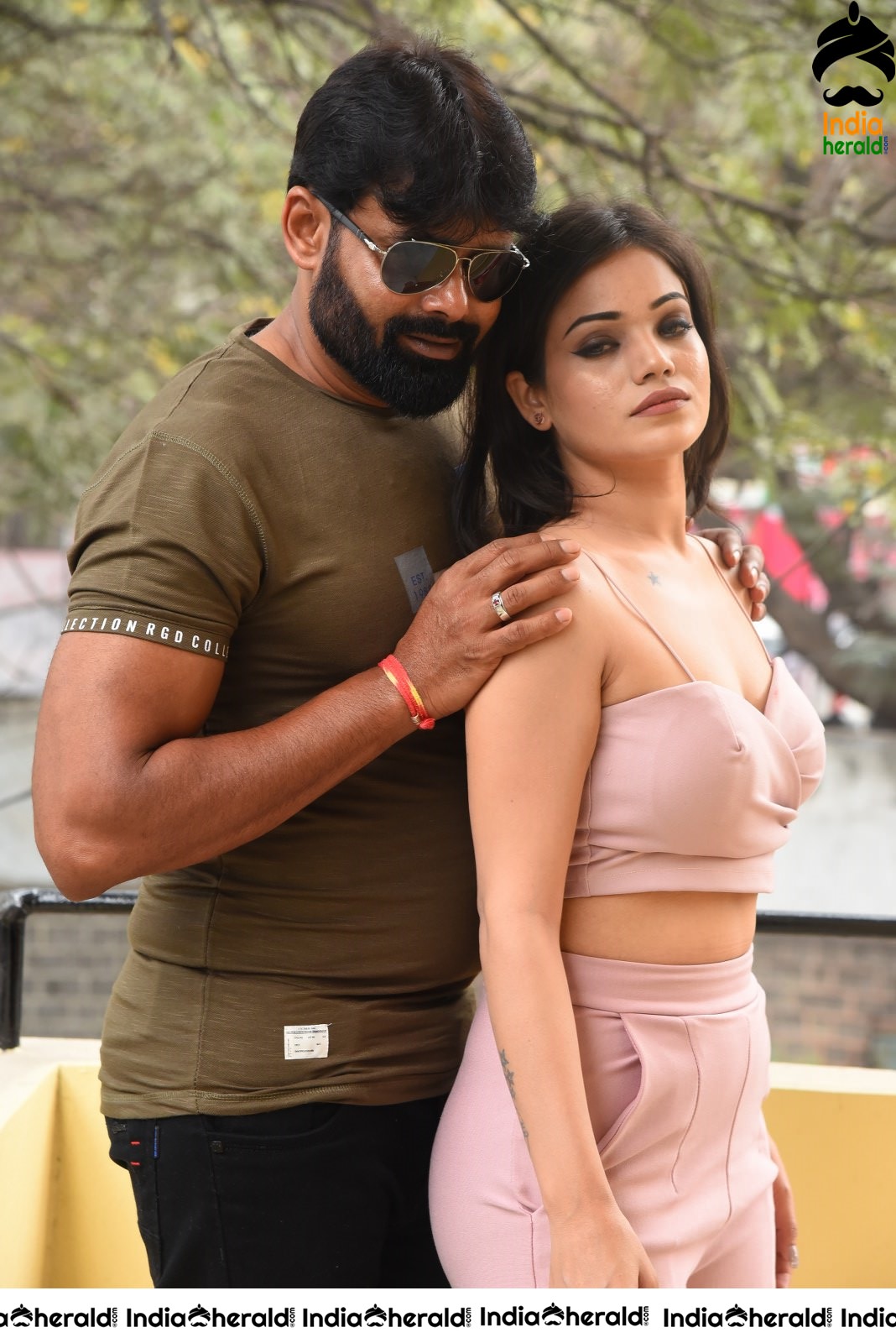 Actor Raj Surian Photos with Aakarshika Goyal Set 2