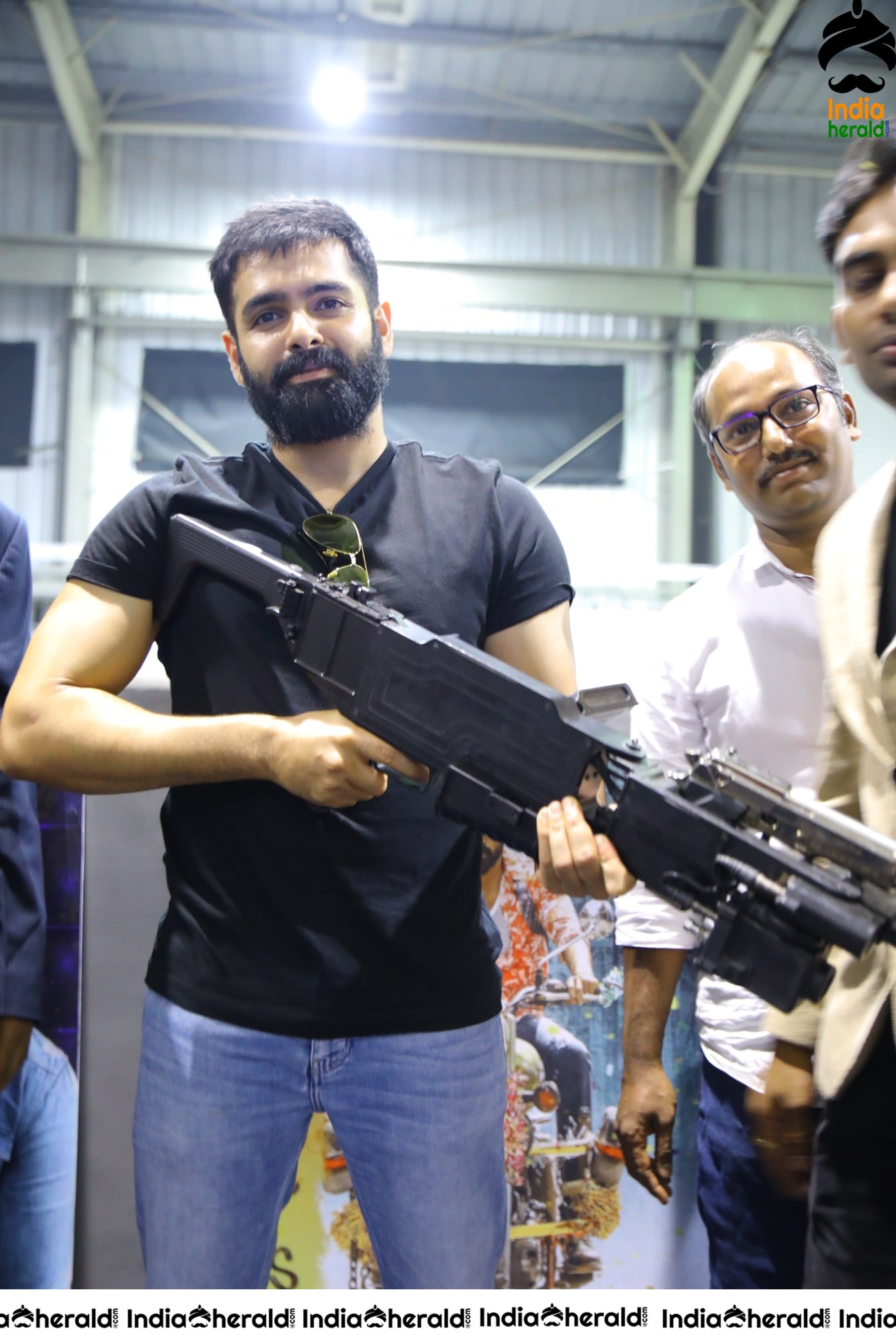 Actor Ram makes a tryst with Rifle Shooting