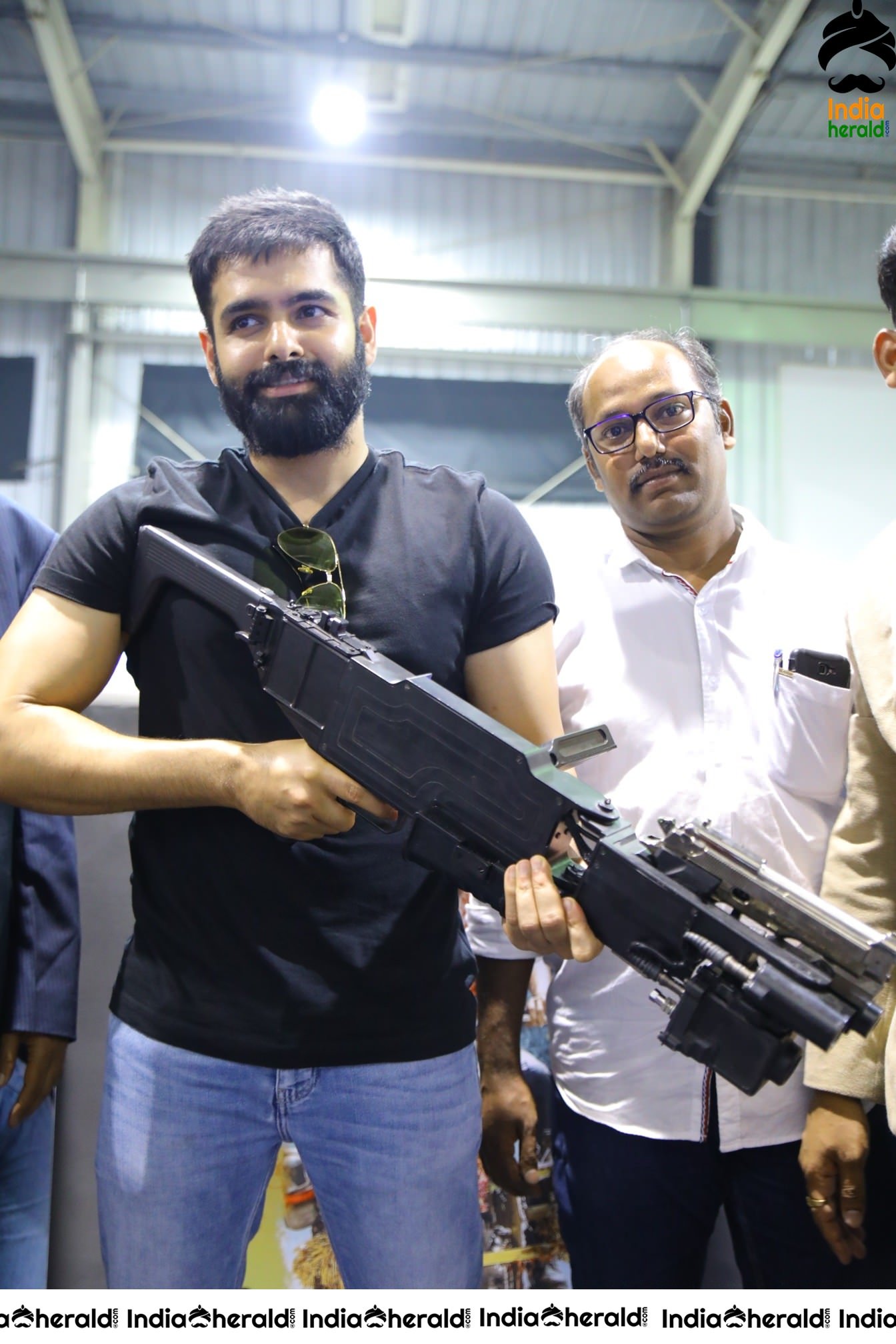 Actor Ram makes a tryst with Rifle Shooting