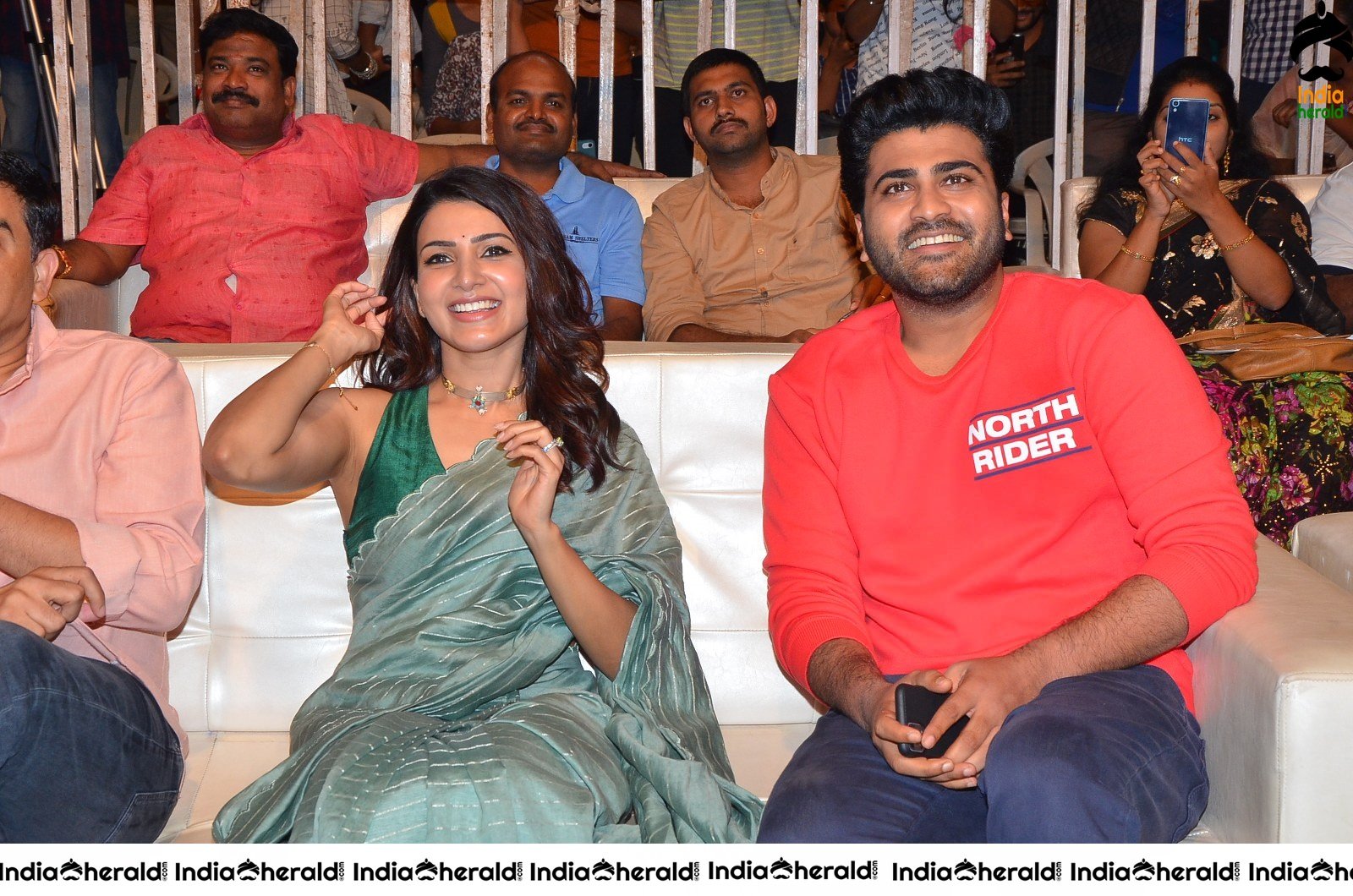 Actor Sharwanand photos with Samantha at Jaanu event Set 1