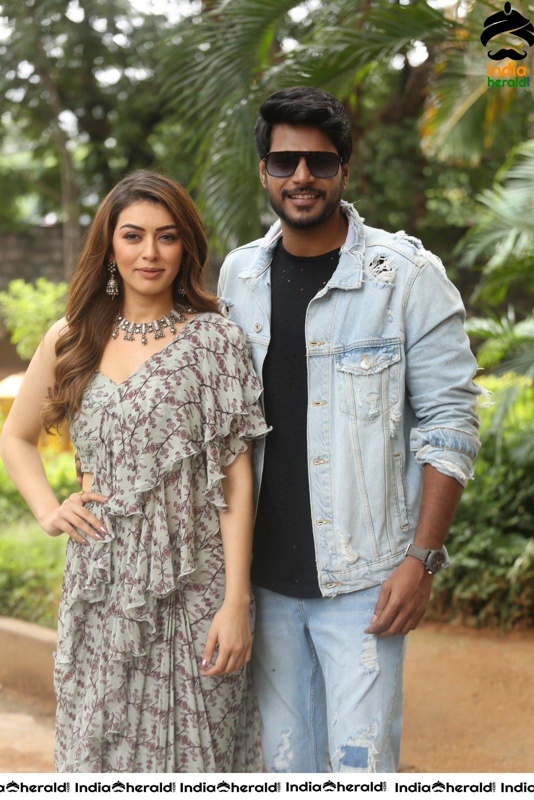 Actor Sundeep Kishan Looking Handsome and Stylish With Hansika Set 1