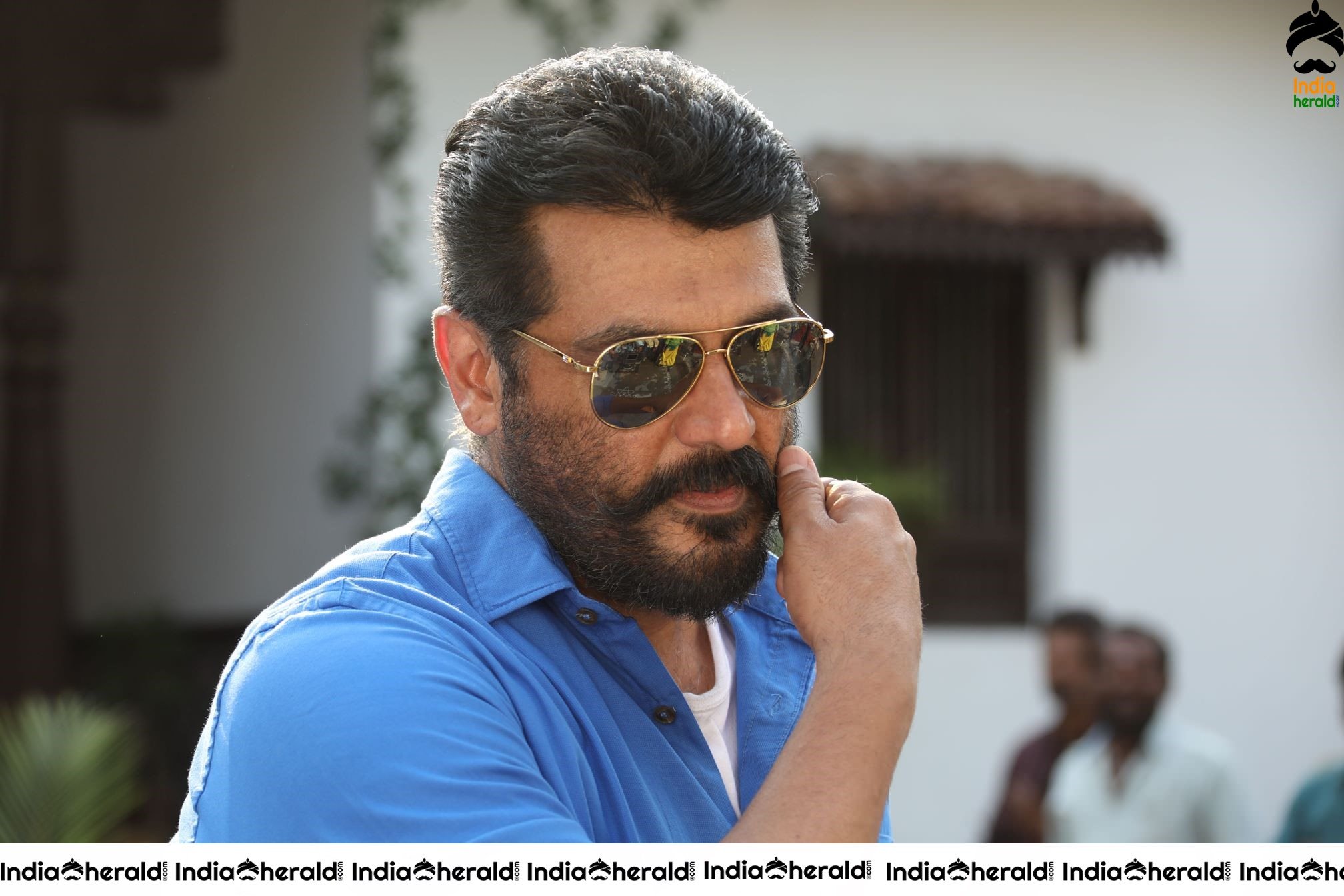 Actor Thala Ajith unseen stills from Viswasam Set 2