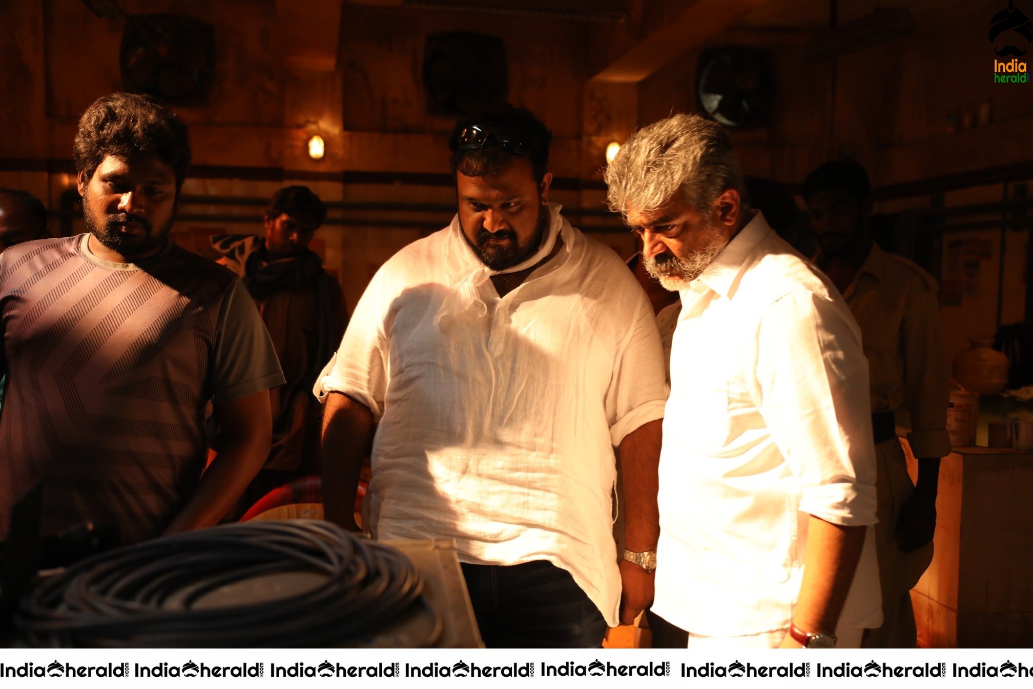 Actor Thala Ajith unseen stills from Viswasam Set 2