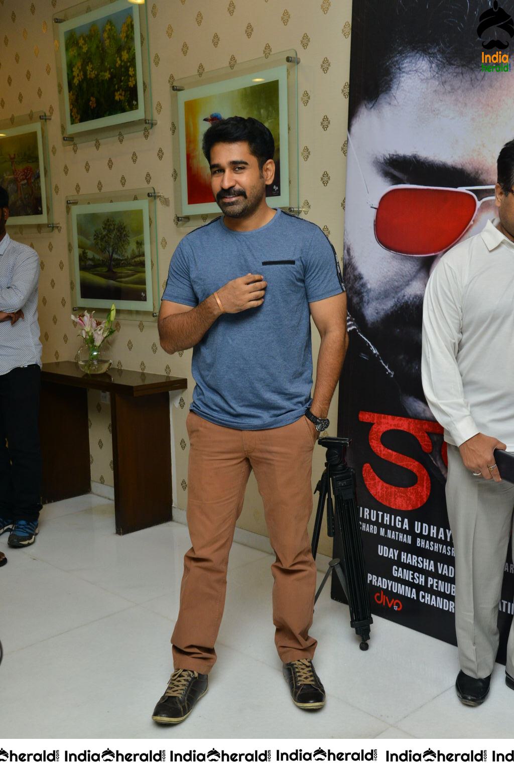 Actor Vijay Antony Photos with twirled moustache