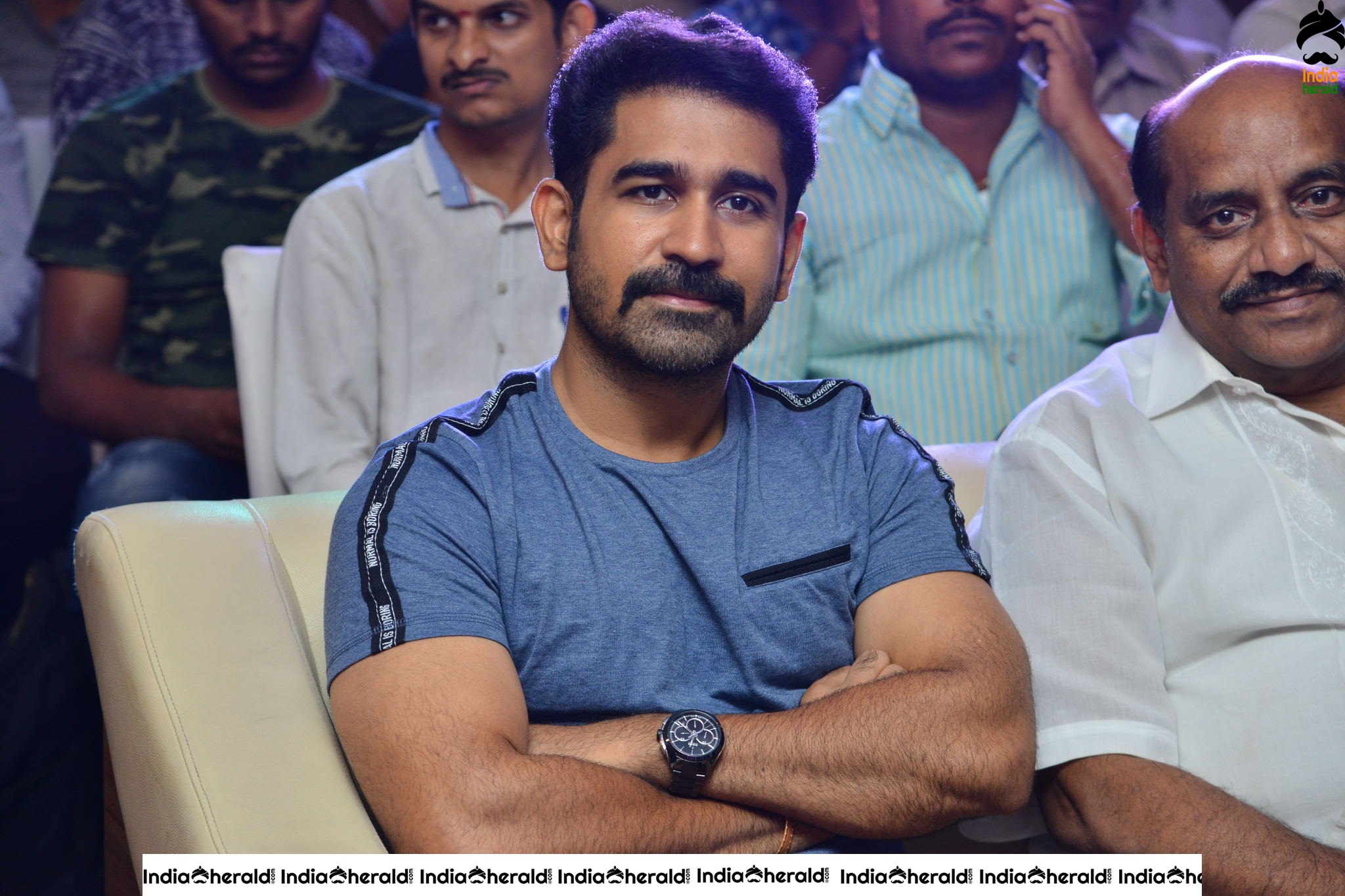 Actor Vijay Antony Photos with twirled moustache