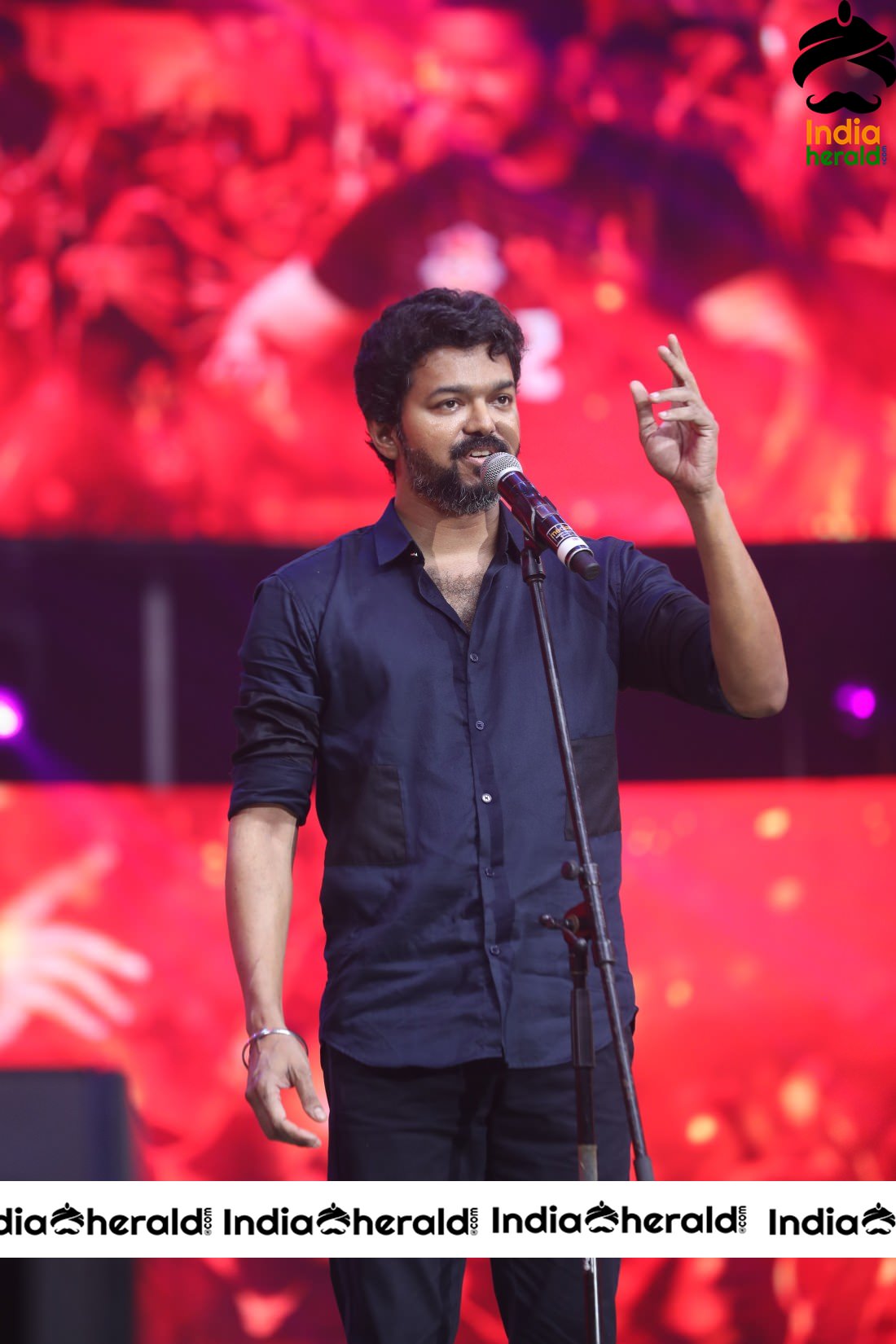 Actor Vijay HD Stills from Bigil Audio Launch Set 2