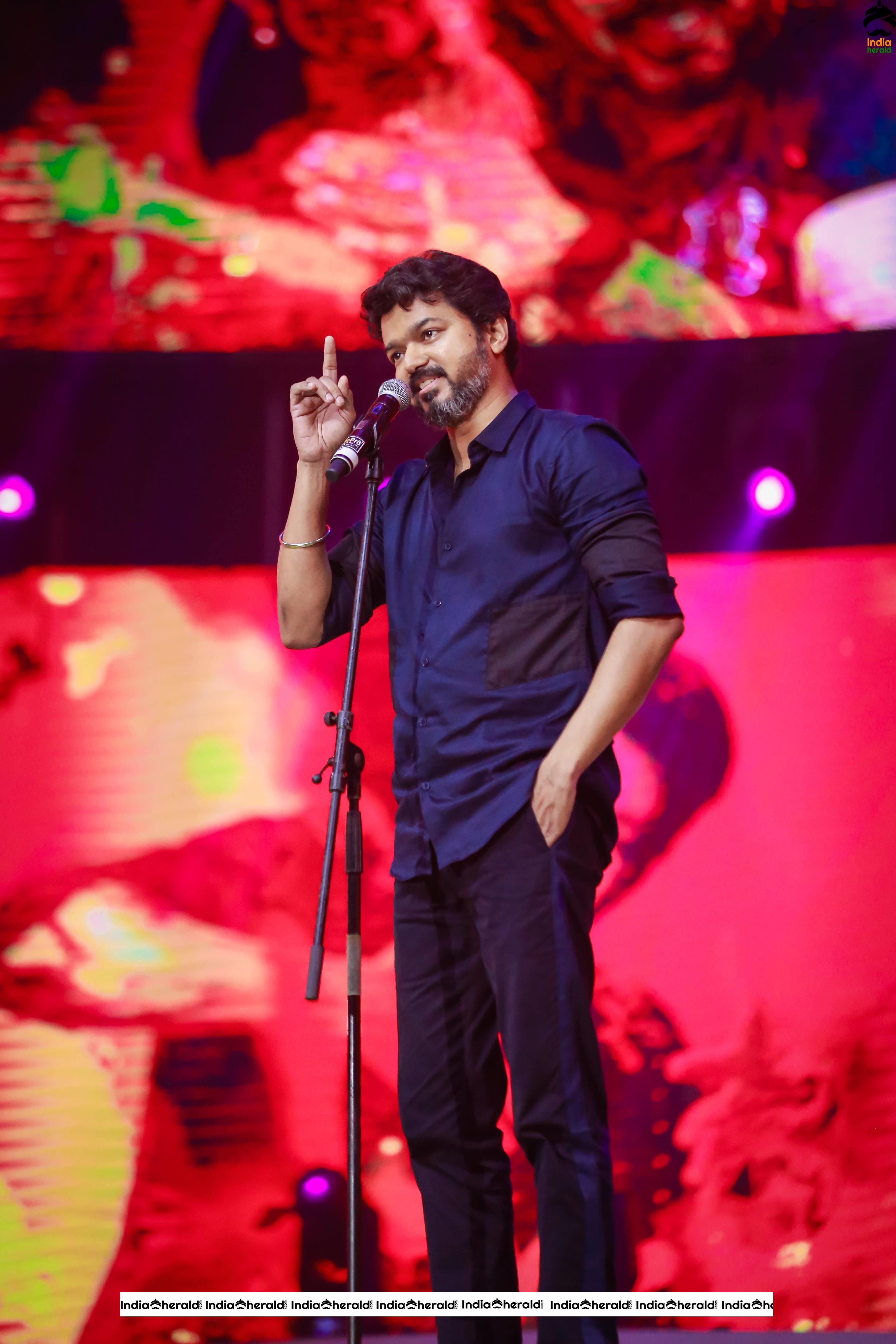 Actor Vijay HD Stills from Bigil Audio Launch Set 2