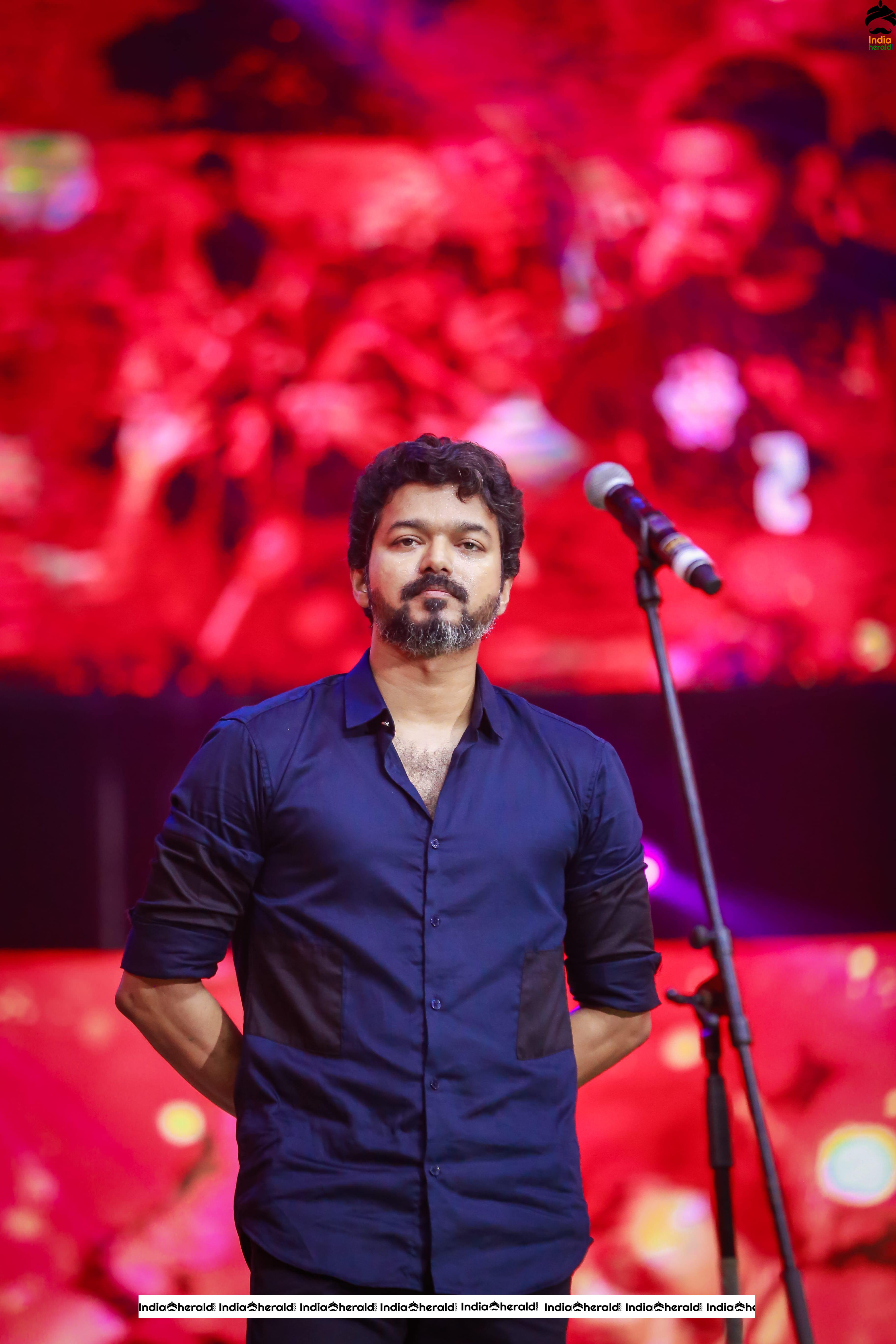 Actor Vijay HD Stills from Bigil Audio Launch Set 2