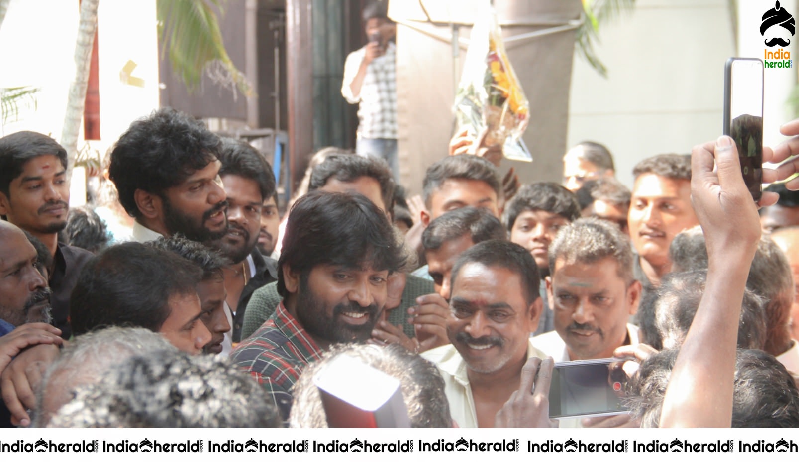 Actor Vijaysethupathi Birthday celebration with YOYK Unit