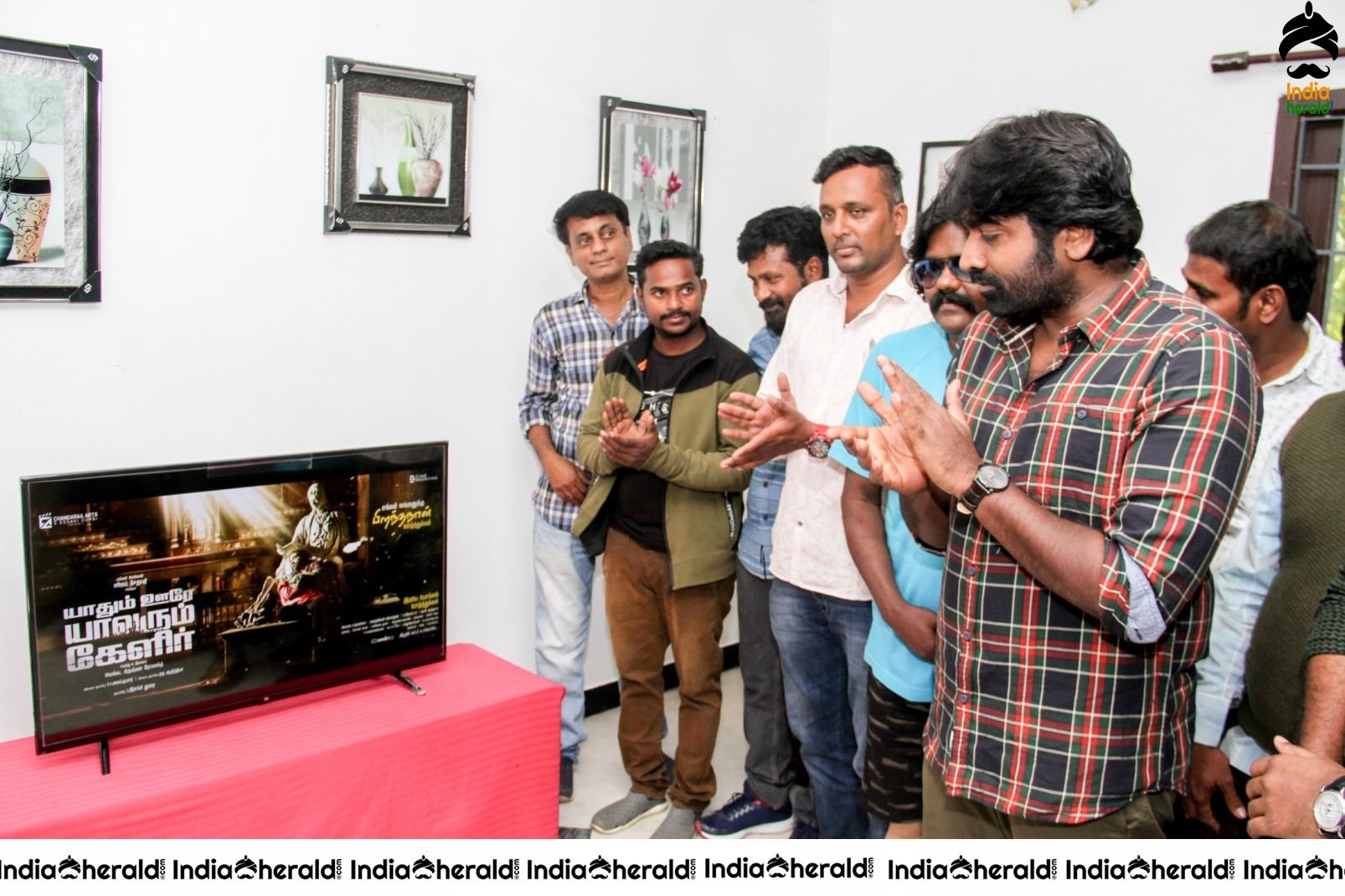 Actor Vijaysethupathi Birthday celebration with YOYK Unit