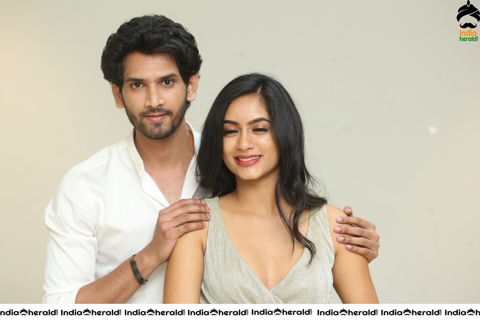 Actor Viraj Ashwin Latest Stills with the female lead Set 2