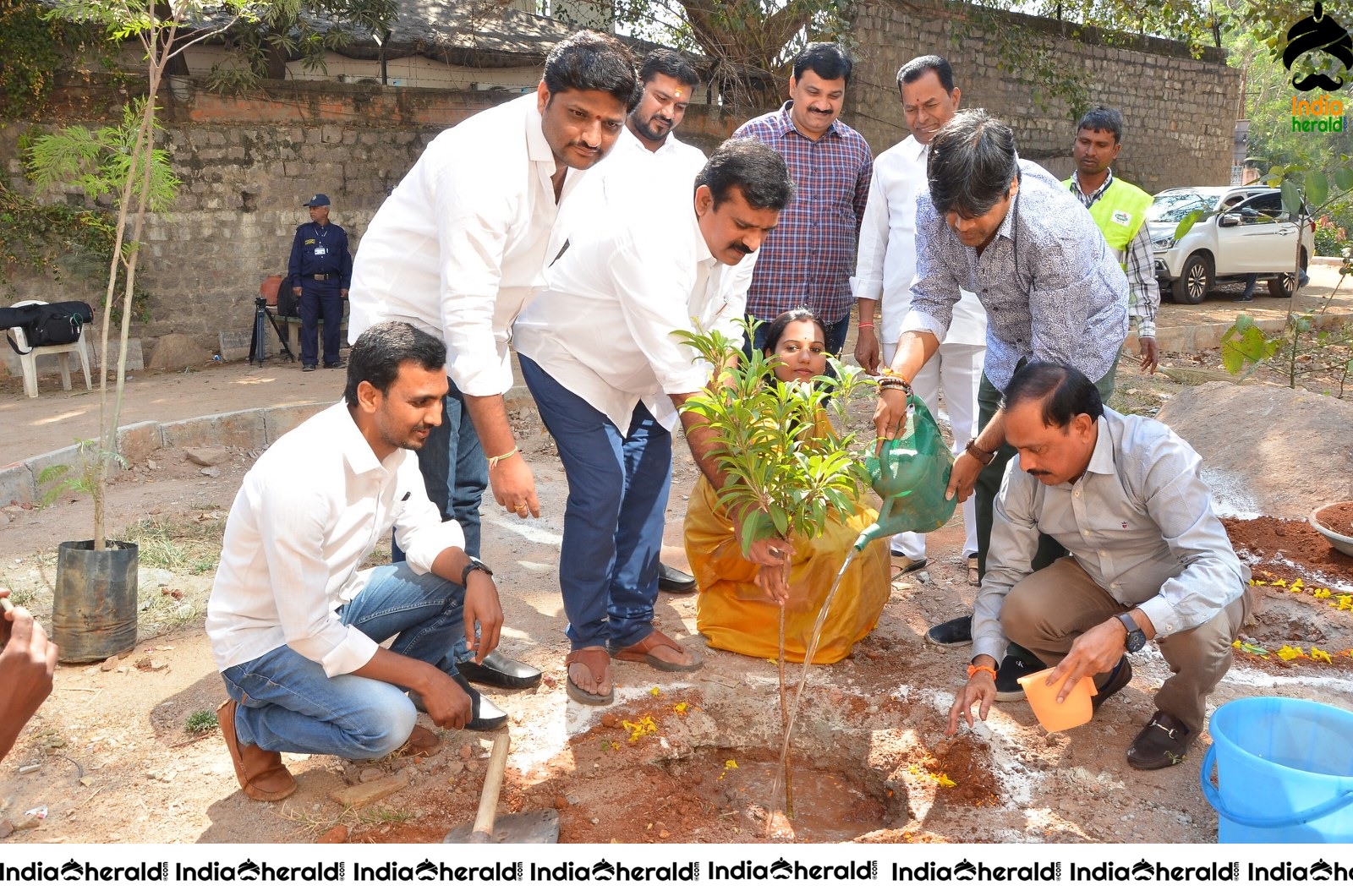 Director Harish Shankar along with MLA Kranthi participated in Haritha Haram Program Set 2