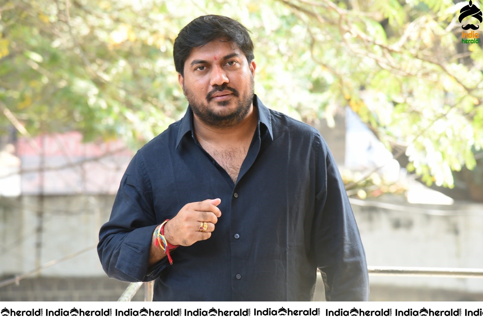 Director Krishna Vijay Latest Photos in Black costume