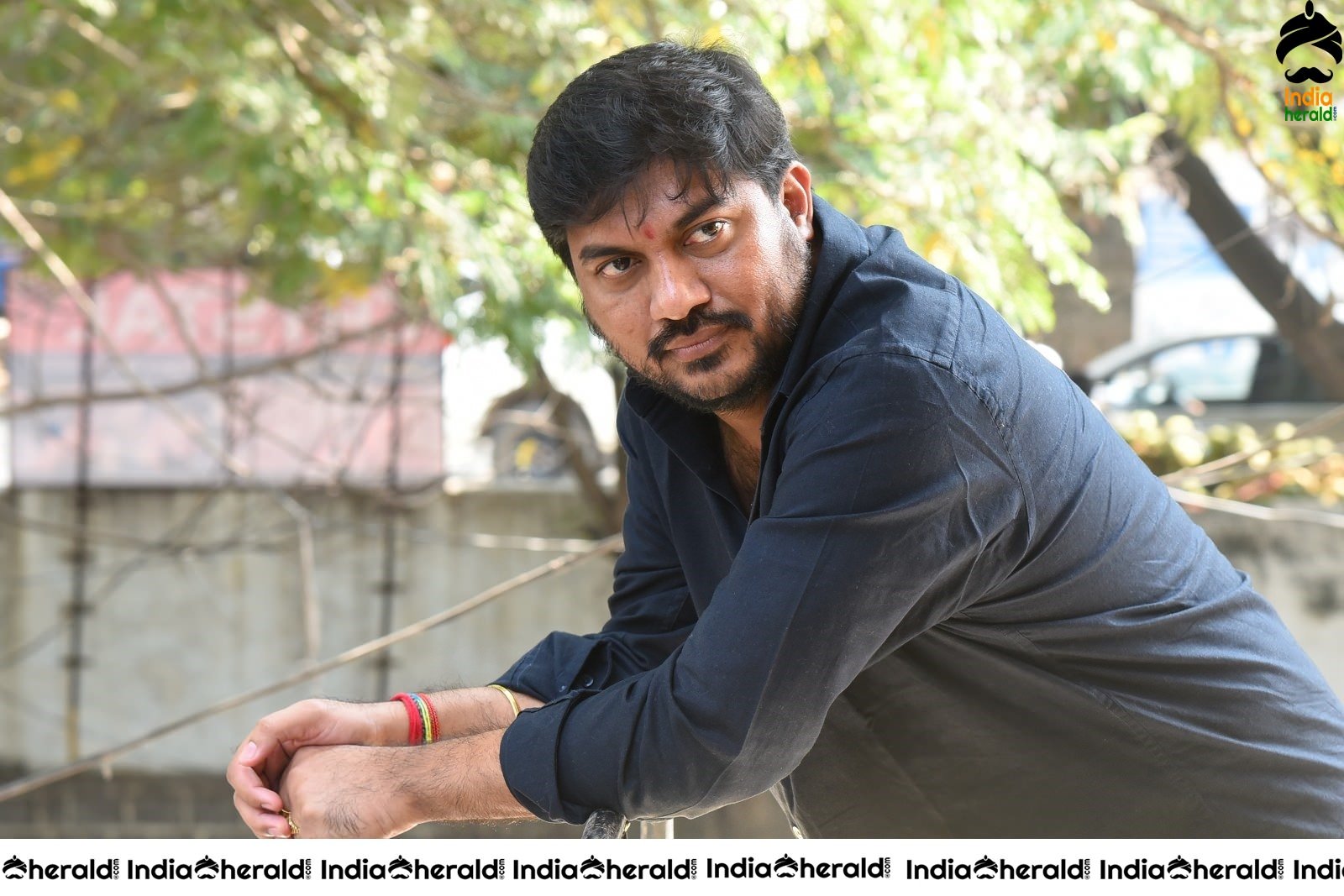 Director Krishna Vijay Latest Photos in Black costume