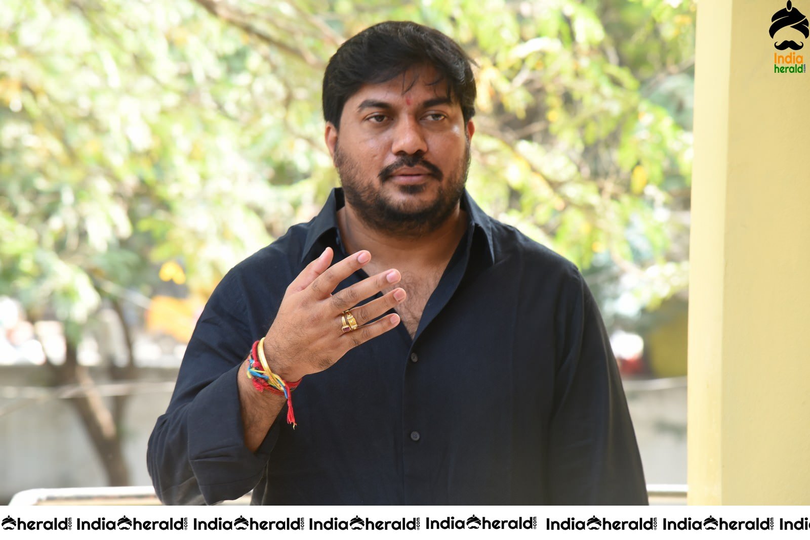 Director Krishna Vijay Latest Photos in Black costume