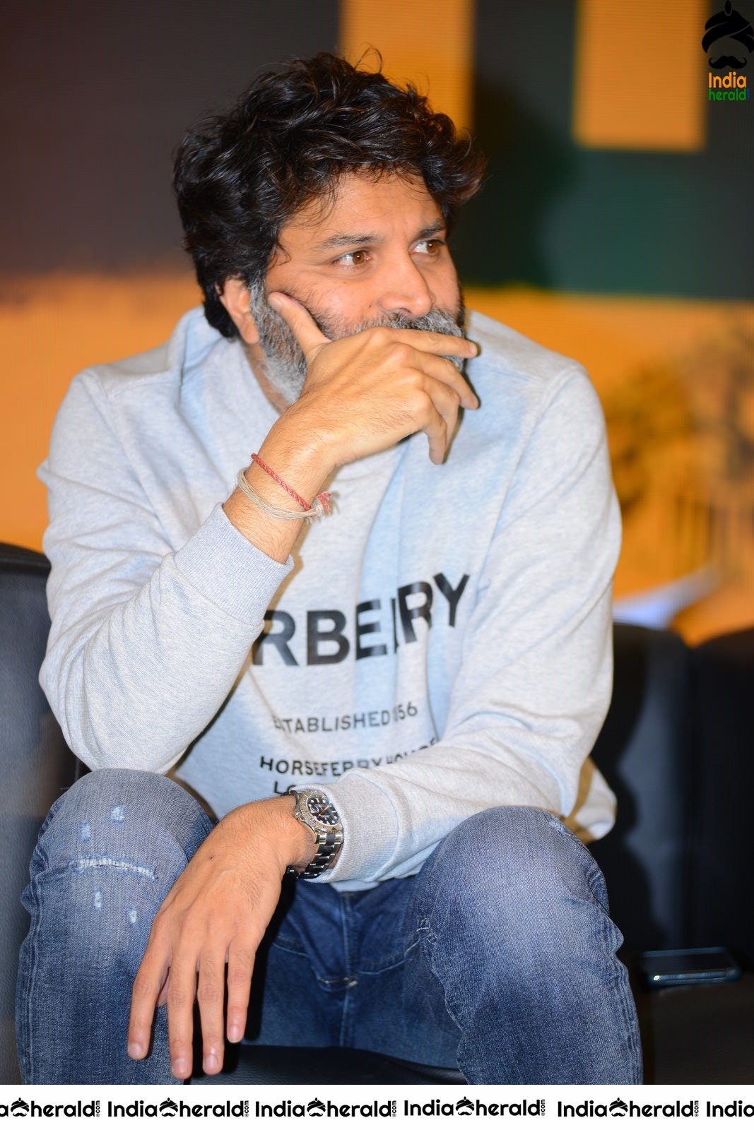 Director Trivikram Srinivas Latest Photos from AV Success meet Set 1